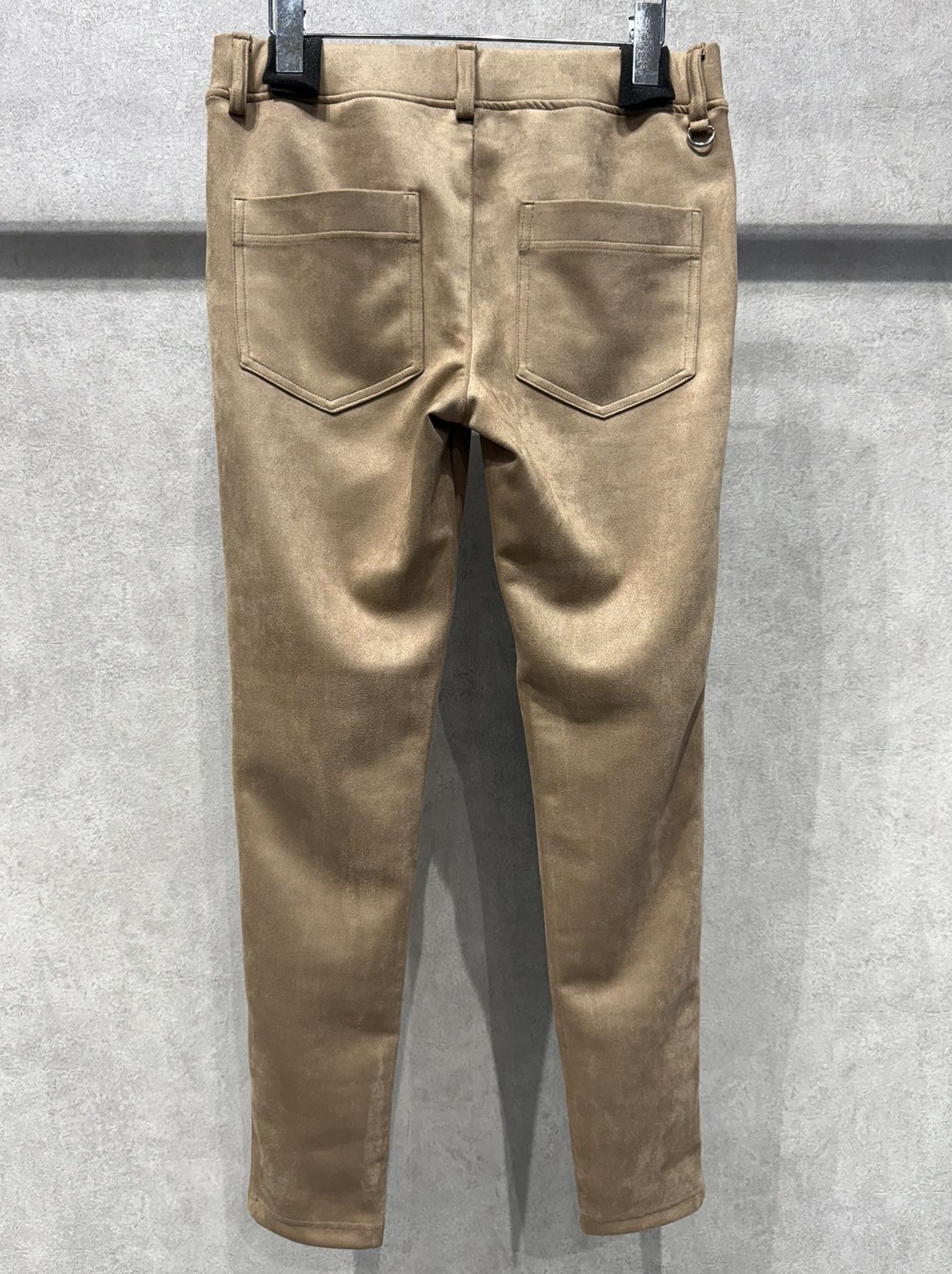 CHRIS EASY SUEDE TUCK  PANTS / RC38-ST-016T / スエードイージータックパンツ / ブラウン