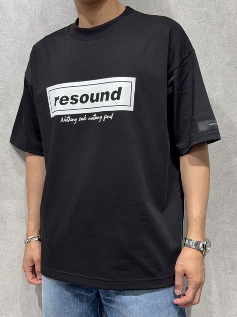 BOX OVER TEE / RC40-T-007 / ボックスロゴビッグTシャツ / ブラック