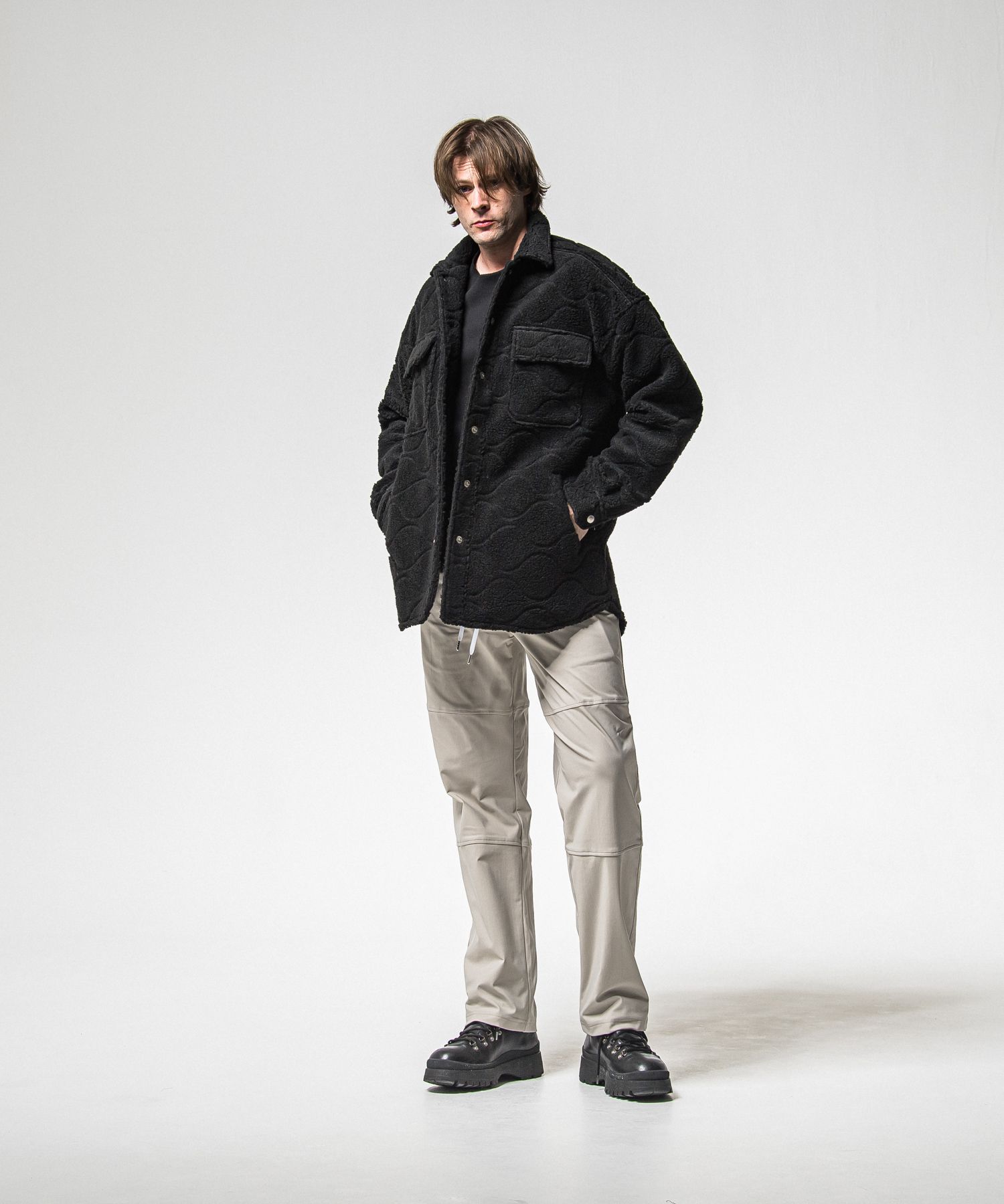 CPO BOA SHIRTS JK / RC38-JK-006 / ボアCPOシャツジャケット / ブラック (11月上旬入荷予定)
