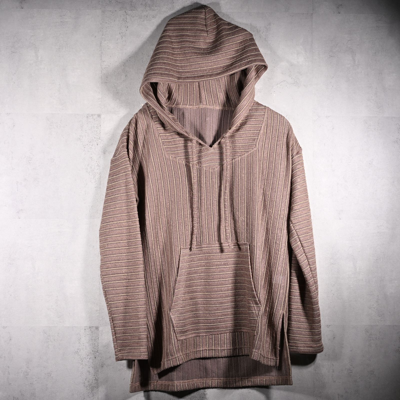 RUSSEL MEXICAN HOODIE / DP1-C-003 / ラッセル織りメキシカンパーカー / ブラウン (3月上旬入荷予定)