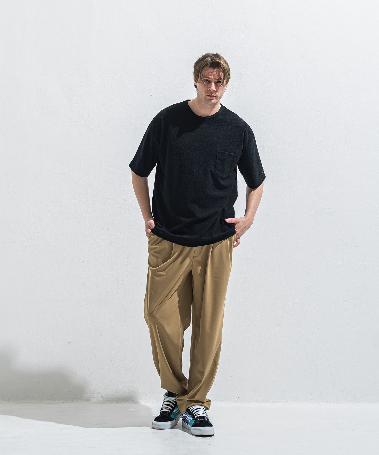 BEN PANTS / RC40-ST-038 / スーパーワイドパンツ / ブラウン (5月中旬入荷予定)