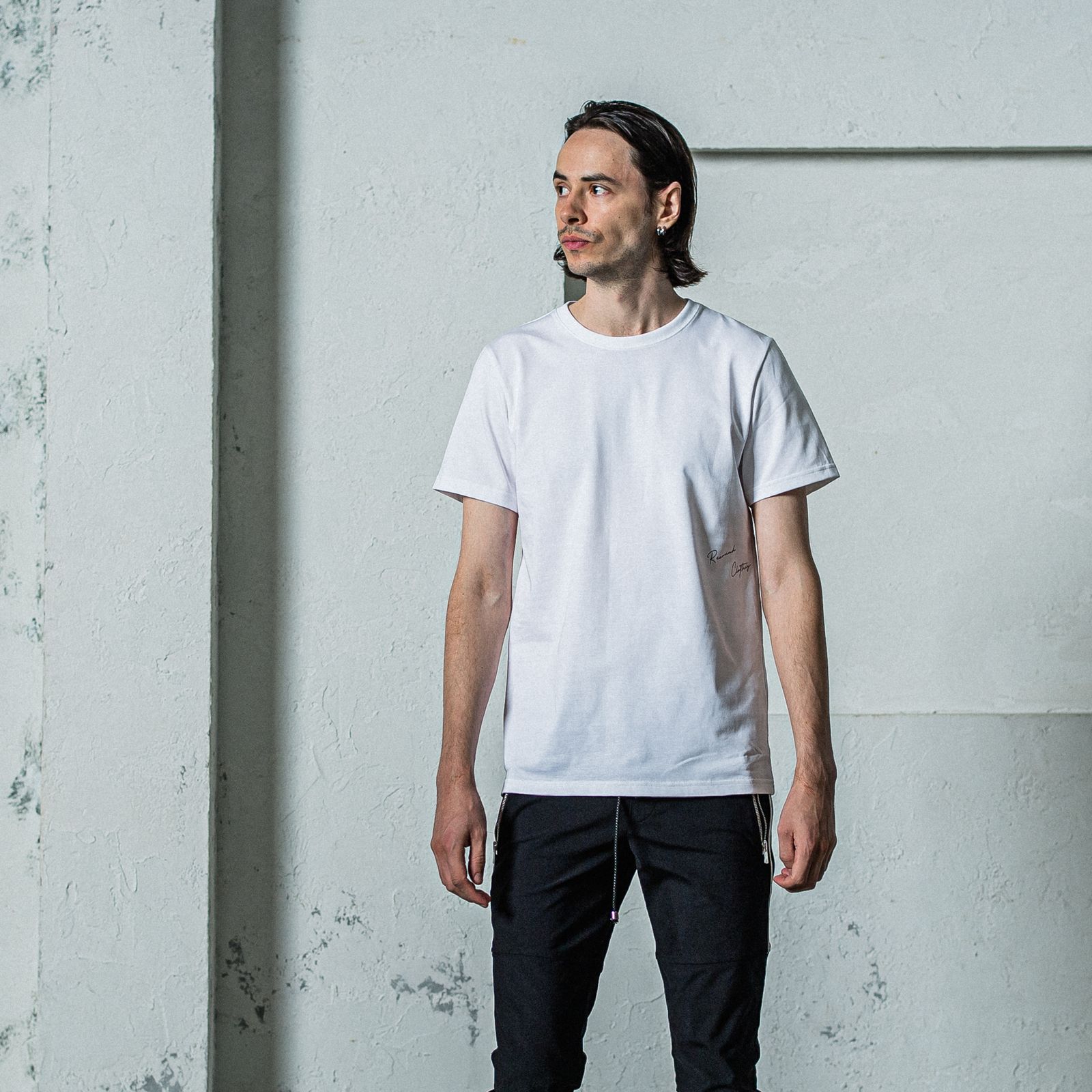 SIDE RC BASIC TEE / RC35-T-004 / サイドロゴジャストTシャツ / ホワイト