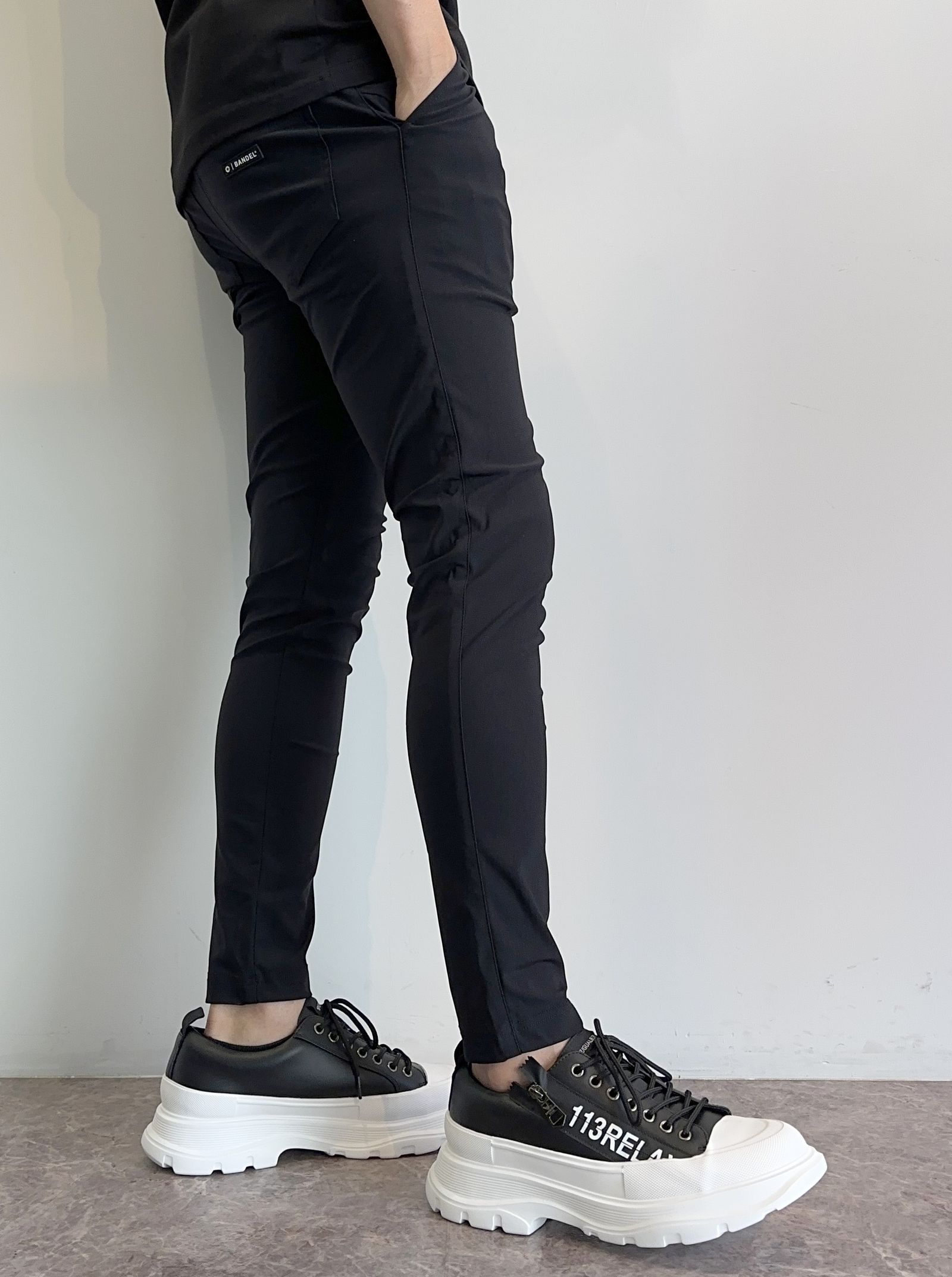 定価3万 resound clothing ストレッチスキニー　ブラック　1 RESOUND CLOTHING - LOAD DENIM / 【定番】 ハイパーストレッチ
