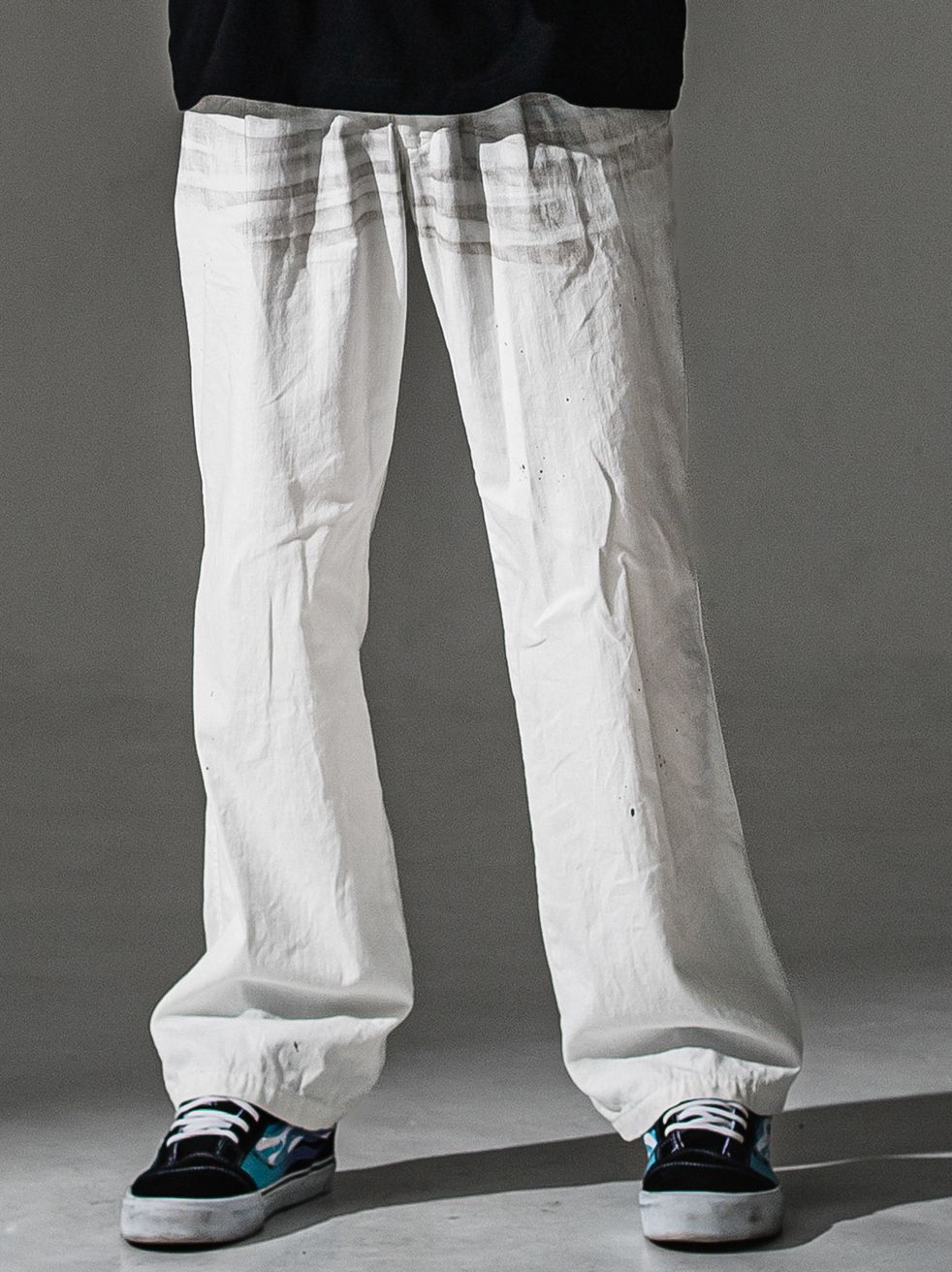 WK PT / RC41-ST-042 / ワンタックワークデニムパンツ / ホワイトユーズド (8月中旬入荷予定)