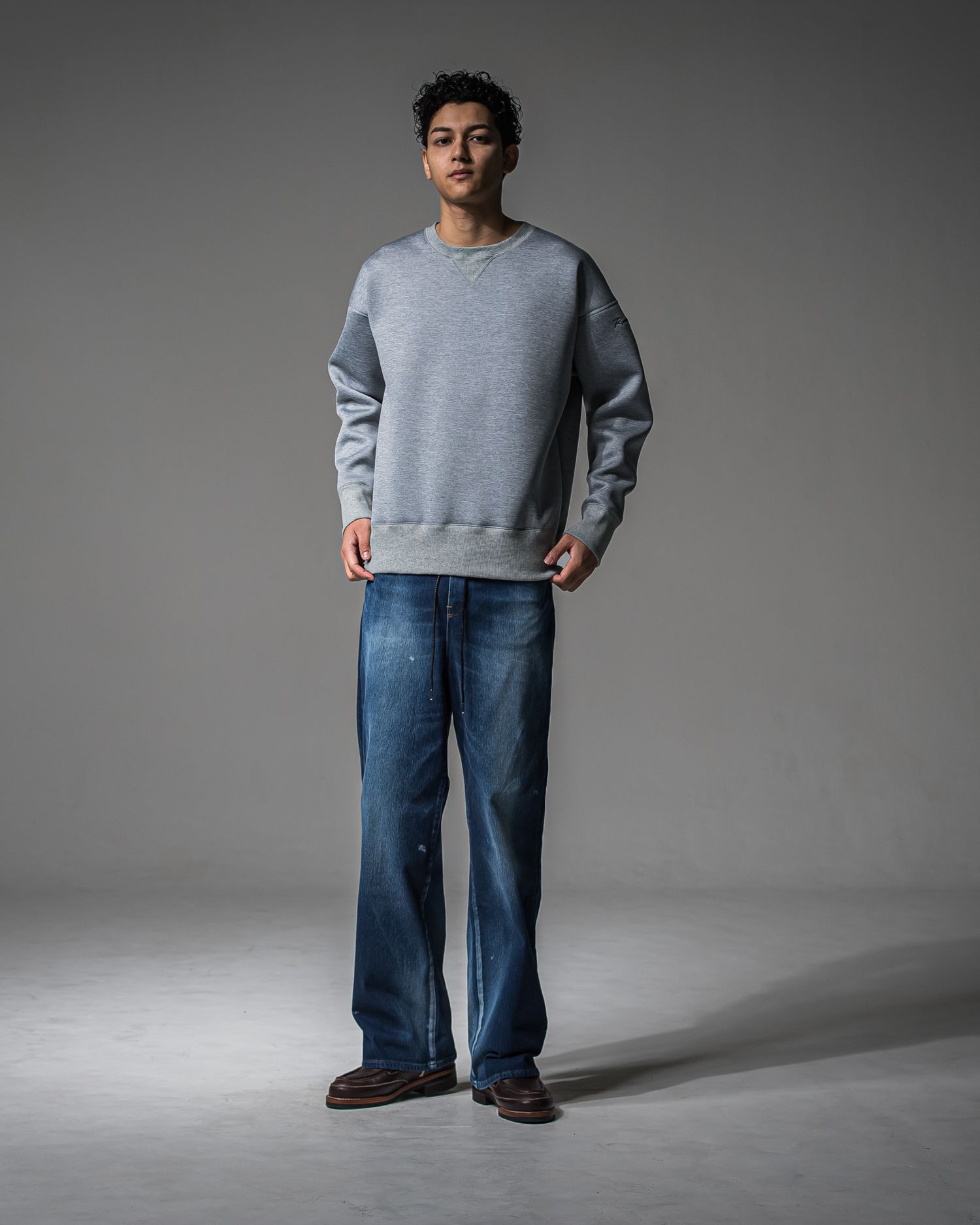 KING DENIM JERSEY / RC37-ST-005 / デニムジャージ バギーワイドパンツ / ダークインディゴ