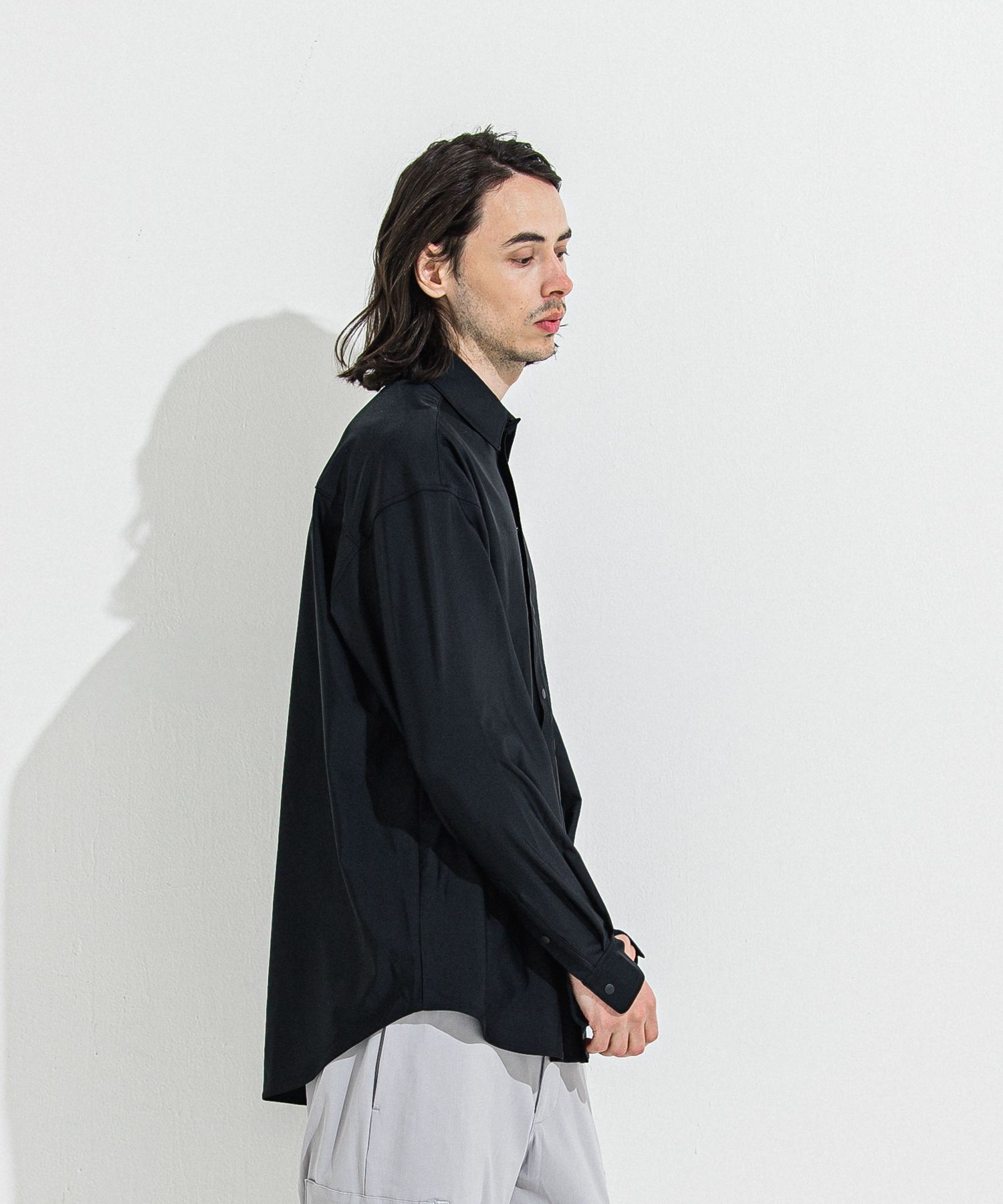 RUSH JACK SHIRTS / RC36-SH-001 / オーバーサイズラッシュガードシャツ / ブラック