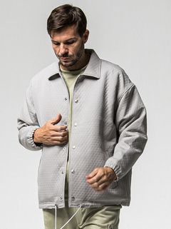 FUR COACH JK / RC38-JK-005 / キルティングファーコーチジャケット / グレー (11月中旬入荷予定)