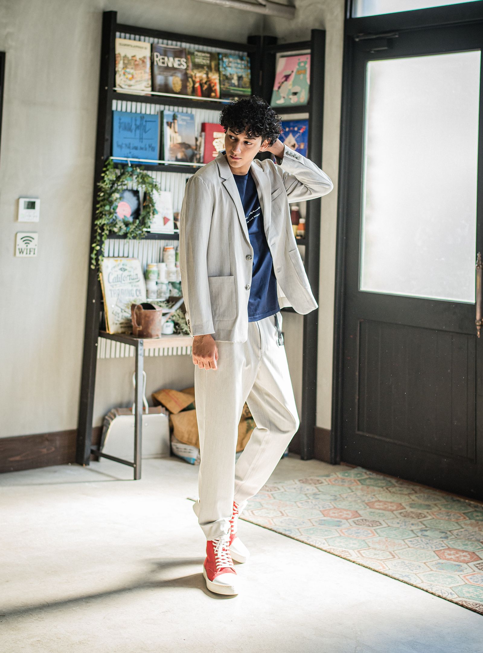 RAY JACKET / RC31-JK-003 / ボックスシルエットテーラードジャケット / グレー