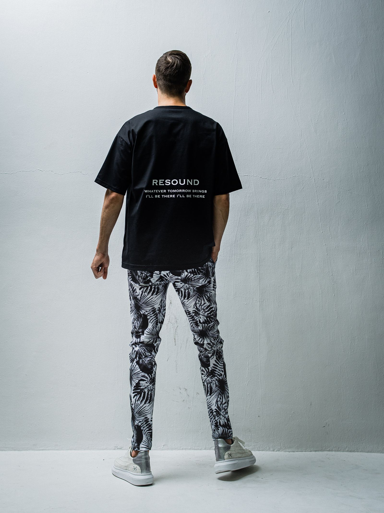 CHRIS EASY PANTS / RC27-ST-016 / リーフイージーパンツ / リーフブラック