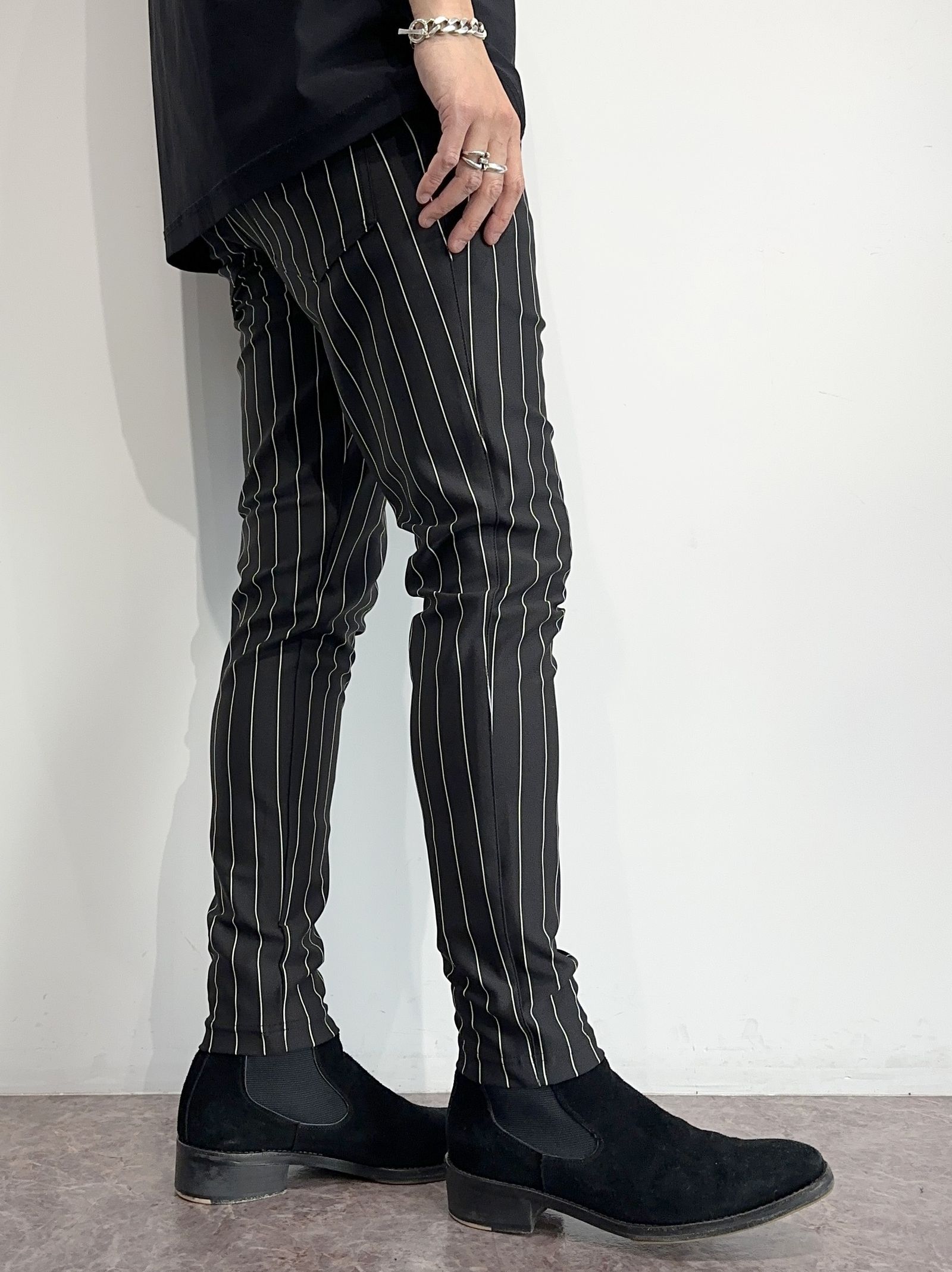 CHRIS EASY PANTS / RC35-ST-016 / イージーパンツ / ブラックストライプ
