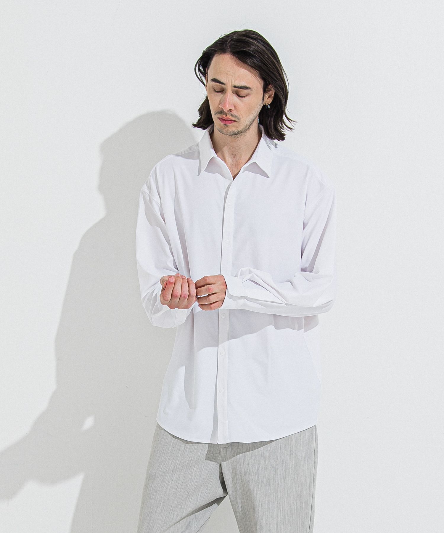 RUSH JACK SHIRTS / RC36-SH-001 / オーバーサイズラッシュガードシャツ / ホワイト