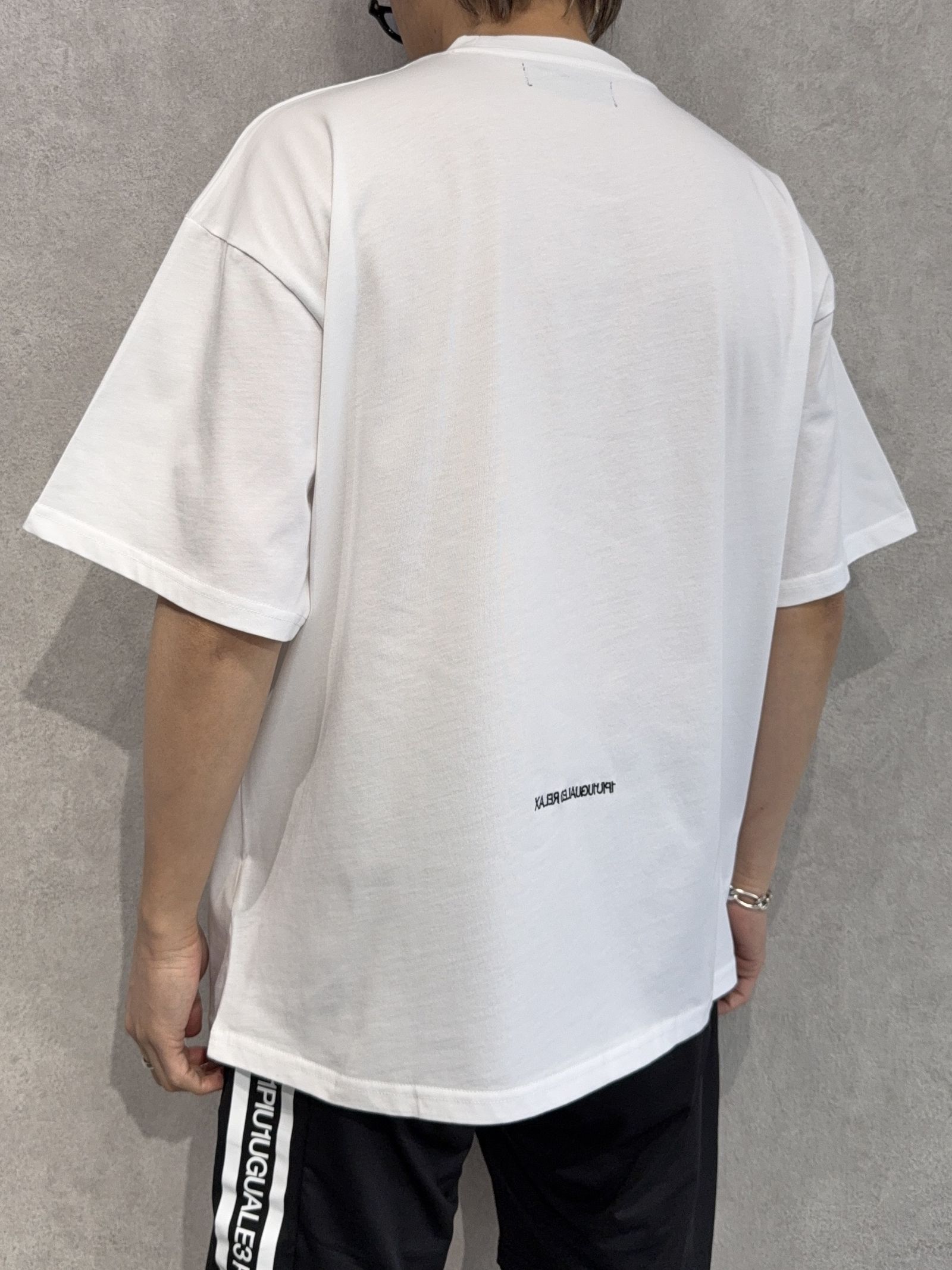 シンプルロゴ半袖Tシャツ / ust-25058 / ホワイト