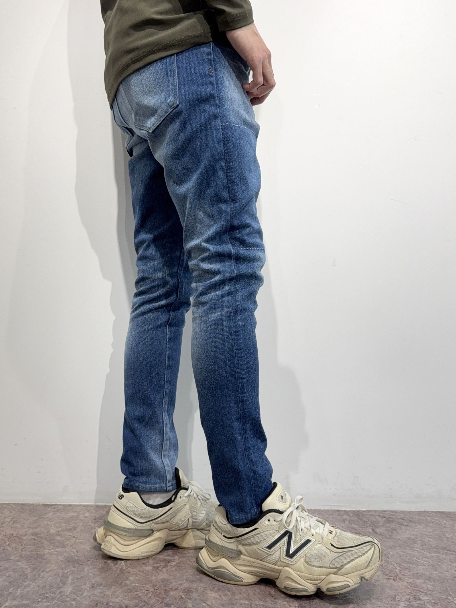 MICK DENIM JERSEY / RC35-ST-020 / デニムジャージテーパードパンツ / インディゴリメイク