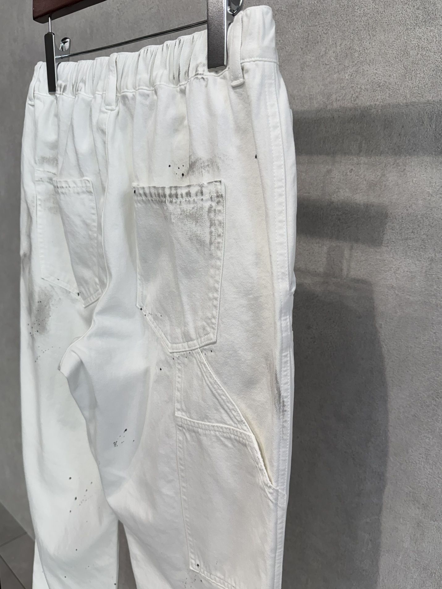 DOUBLE KNEE PT / RC39-ST-041 / ダブルニーワイドデニムパンツ / ホワイトユーズド