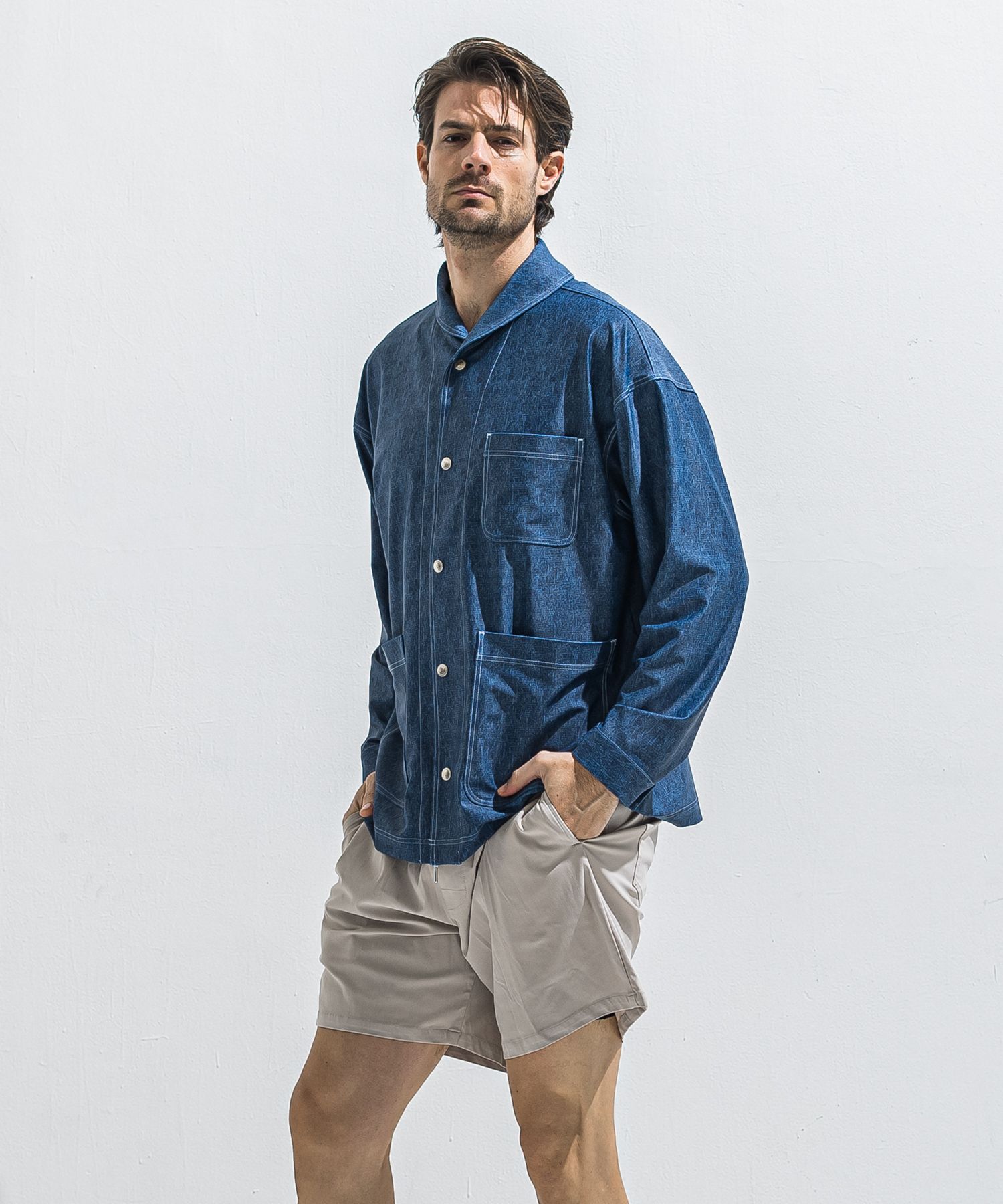 RUSH CAVER ALL / RC40-JK-002 / ラッシュガードカバーオール / ダークインディゴ (5月中旬入荷予定)