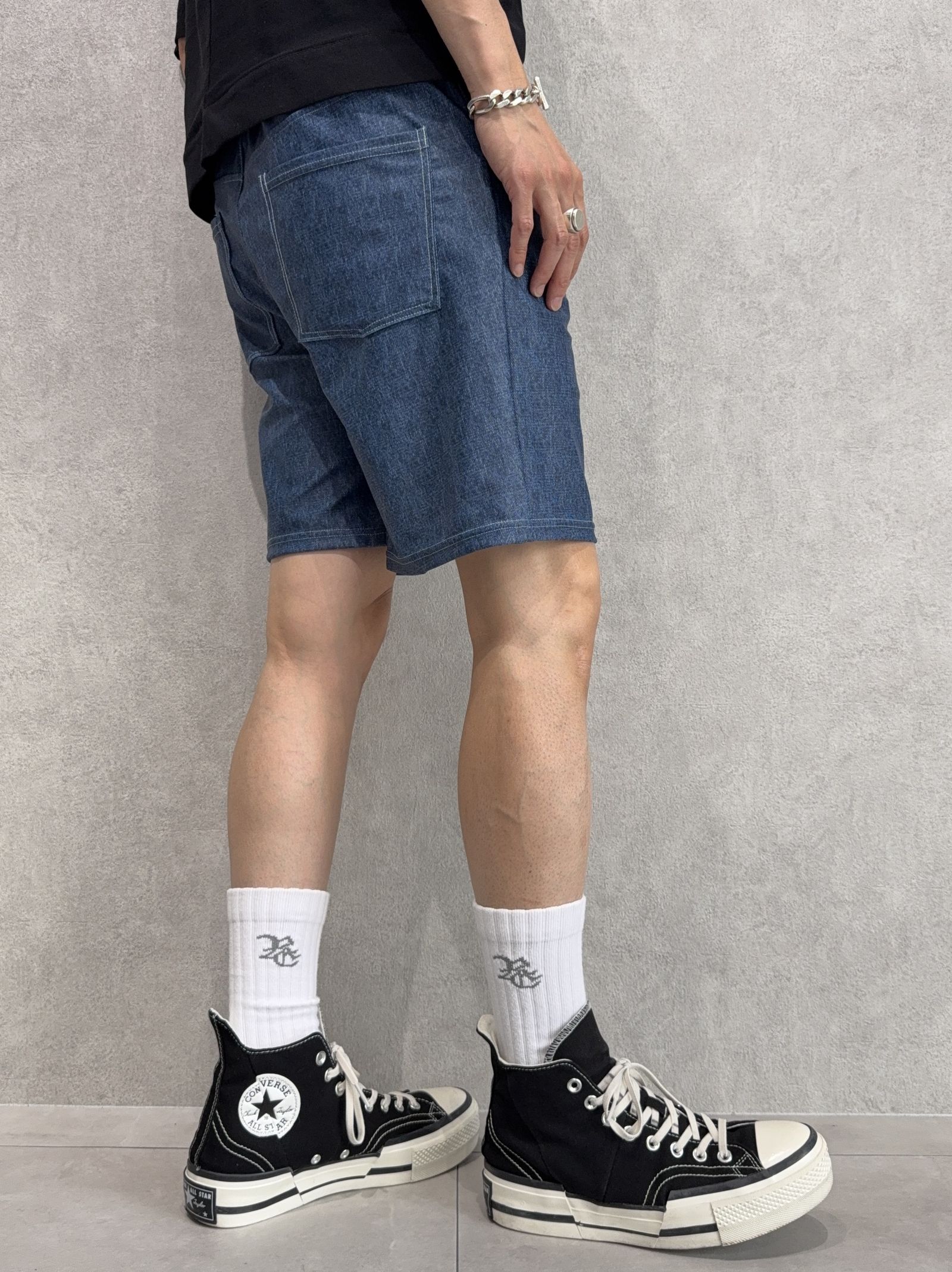 RUSH DENIM SHORTS / RC40-HP-003 / ラッシュガードデニムショーツ / ダークインディゴ