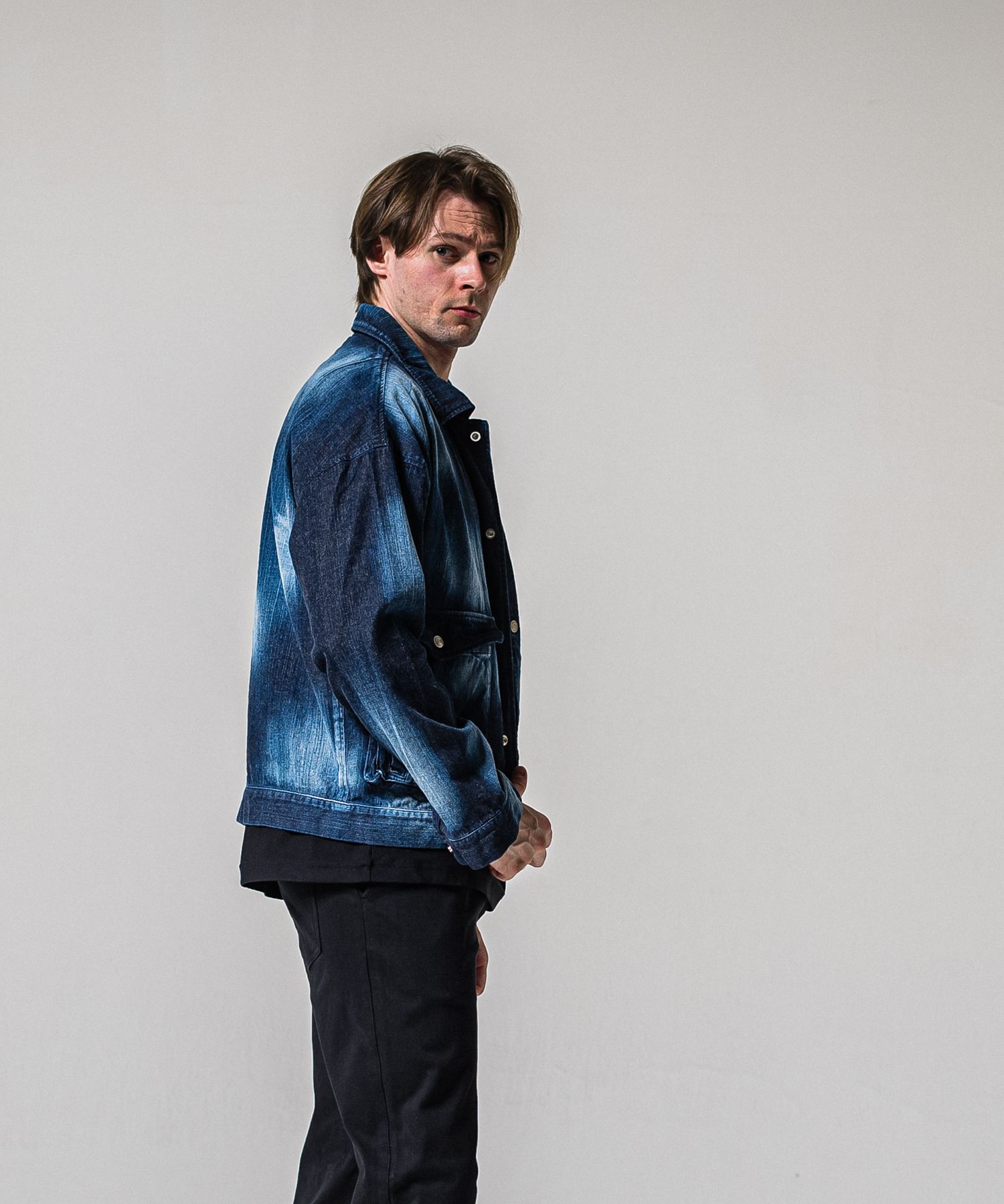 LDENIM AG FLIGHT JACKET / RC39-JK-003 / デニムフライトジャケット / インディゴユーズド (3月中旬入荷予定)