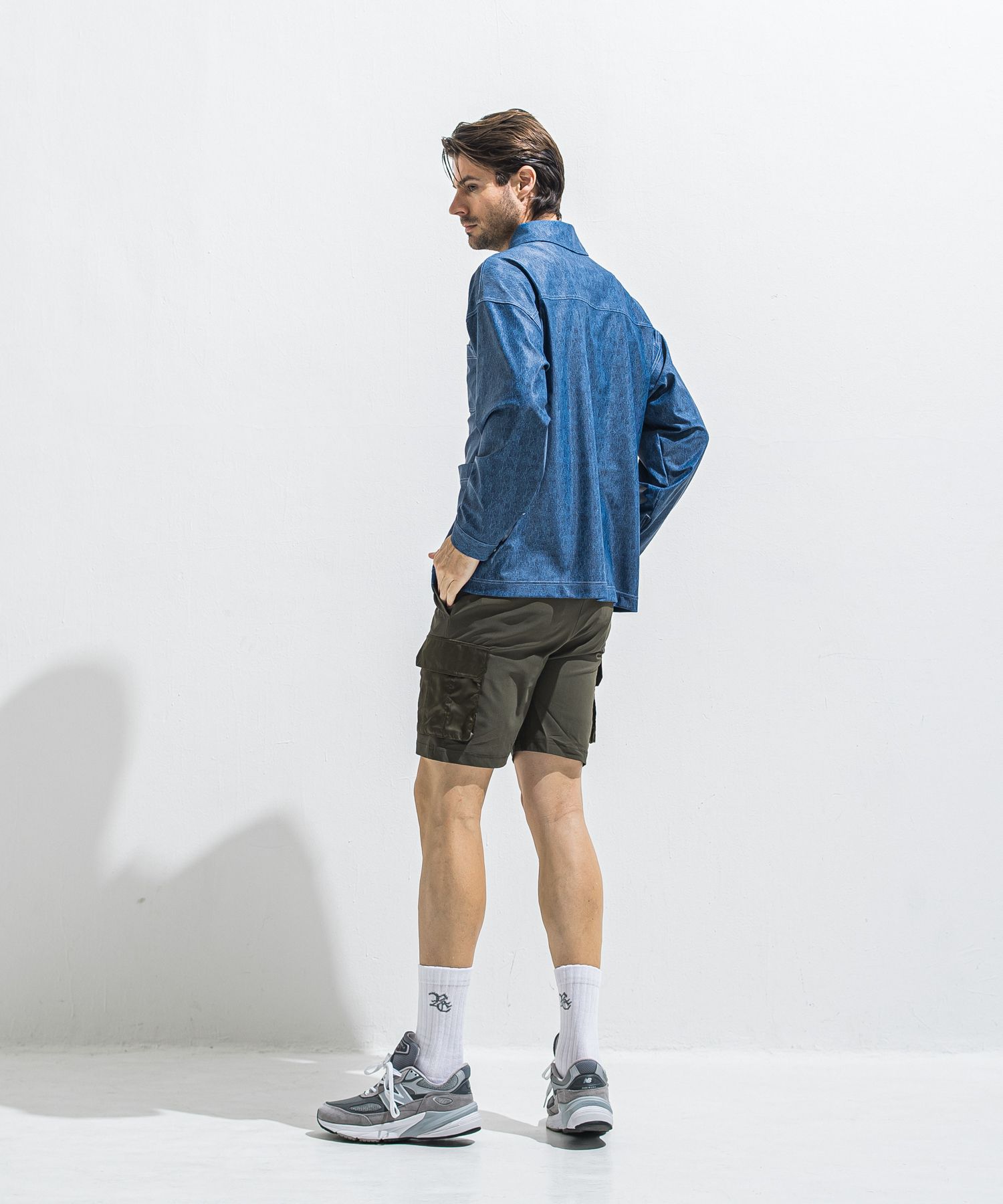 DARRELL CARGO SHORTS / RC40-HP-005 / ナイロンカーゴショーツ / カーキ (6月上旬入荷予定)
