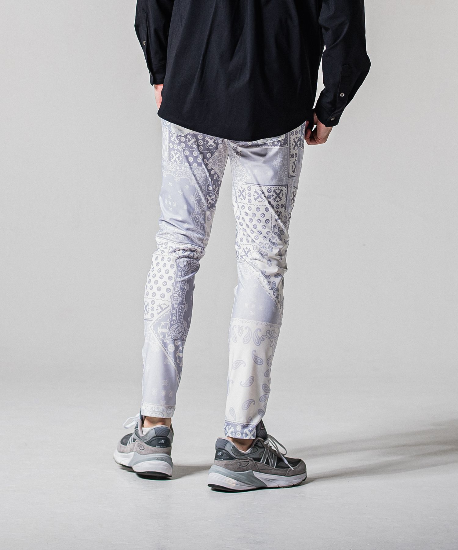 CHRIS EASY TUCK PANTS / RC39-ST-016T / ナイロンイージータックパンツ / バンダナグレー (3月上旬入荷予定)