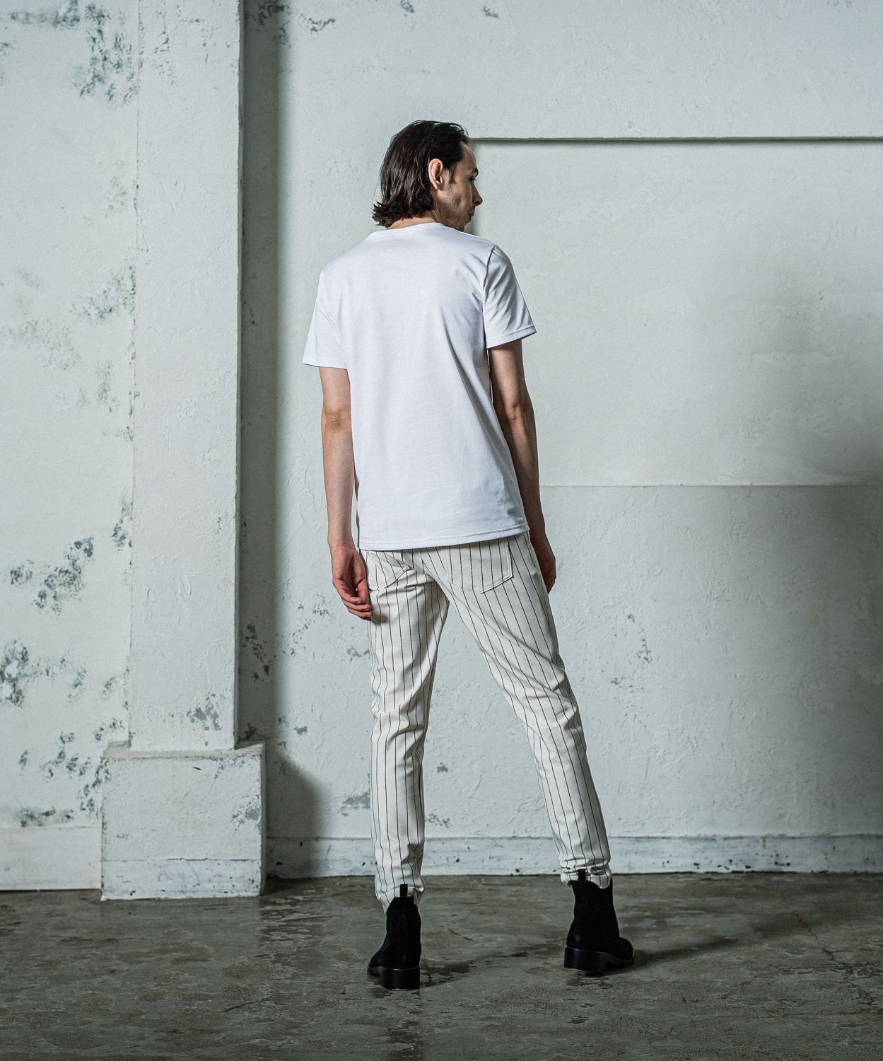 NSNF BASIC TEE / RC35-T-003 / メッセージロゴジャストTシャツ / ホワイト