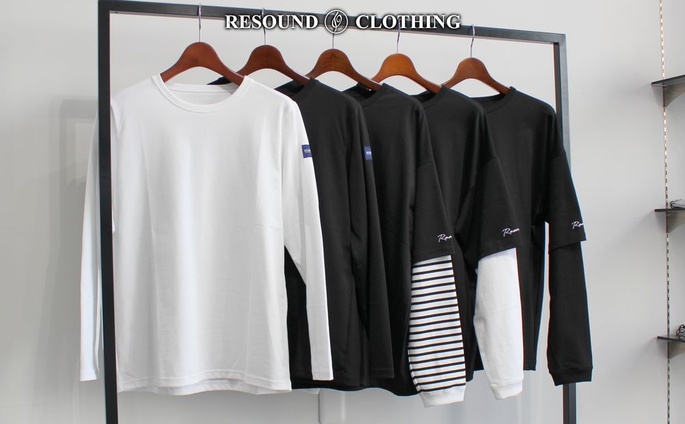 【RESOUND】秋の立ち上がり、ロンTEEシリーズ入荷