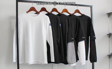 【RESOUND】秋の立ち上がり、ロンTEEシリーズ入荷