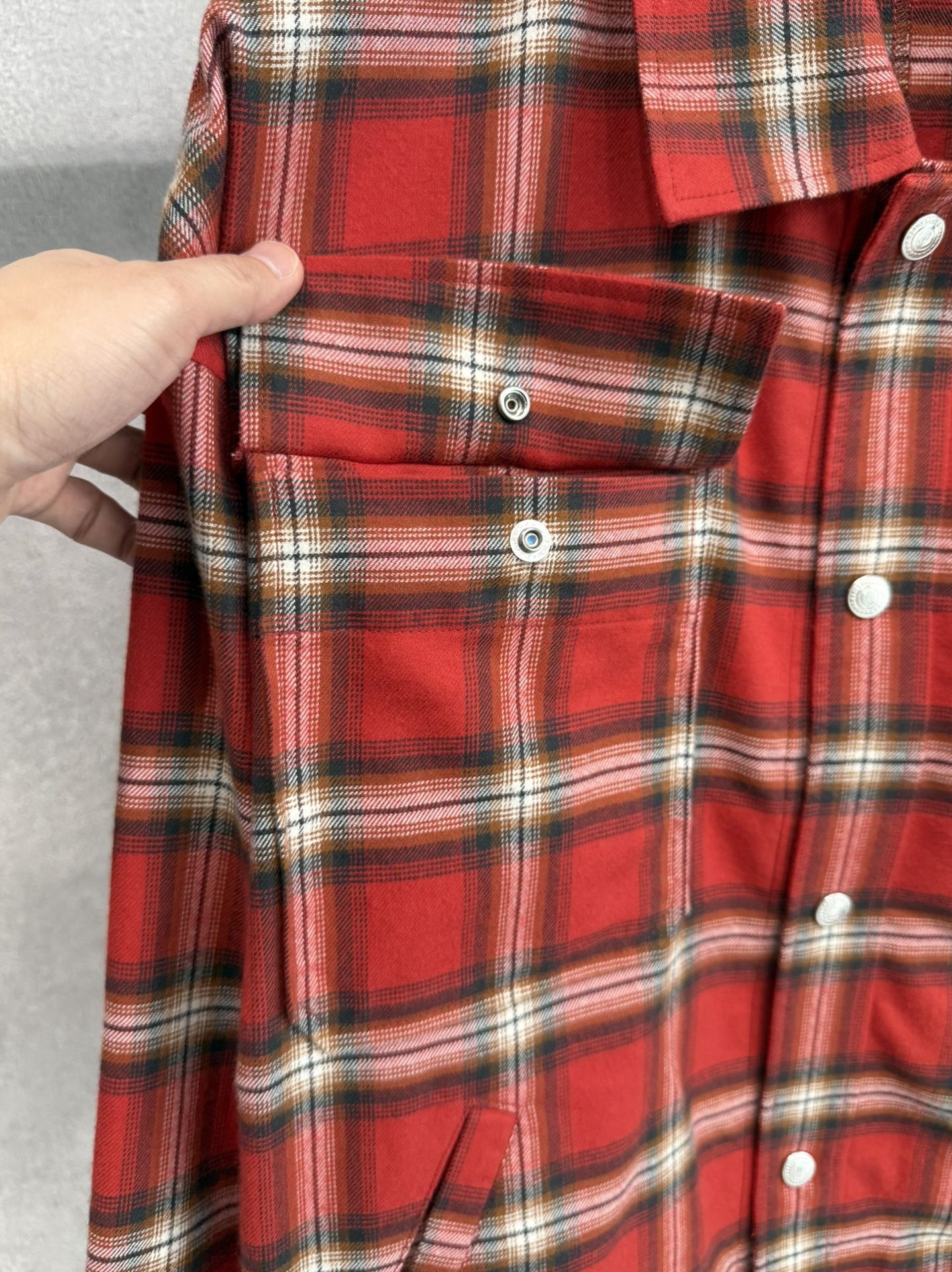 CHECK SHIRT JACKET / RC41-SH-003 / チェックシャツジャケット / レッド