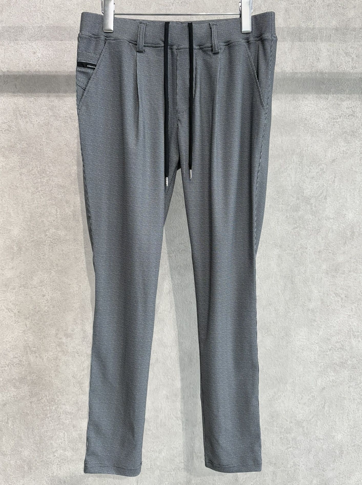 CHRIS EASY TUCK  PANTS / RC36-ST-016T / イージータックパンツ / チェックブラック