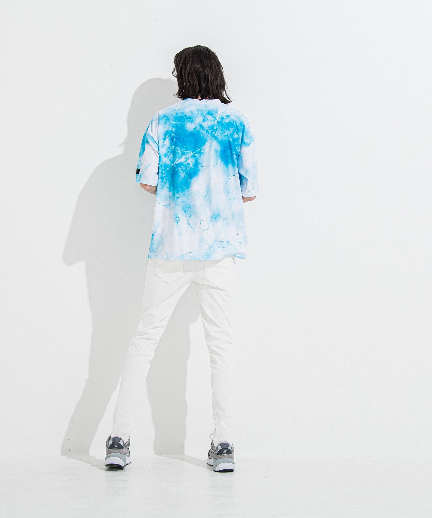 DENIM JERSEY CHRIS EASY TUCK PT / RC36-ST-016TD / ライトオンスデニムジャージイージータックパンツ / ホワイト