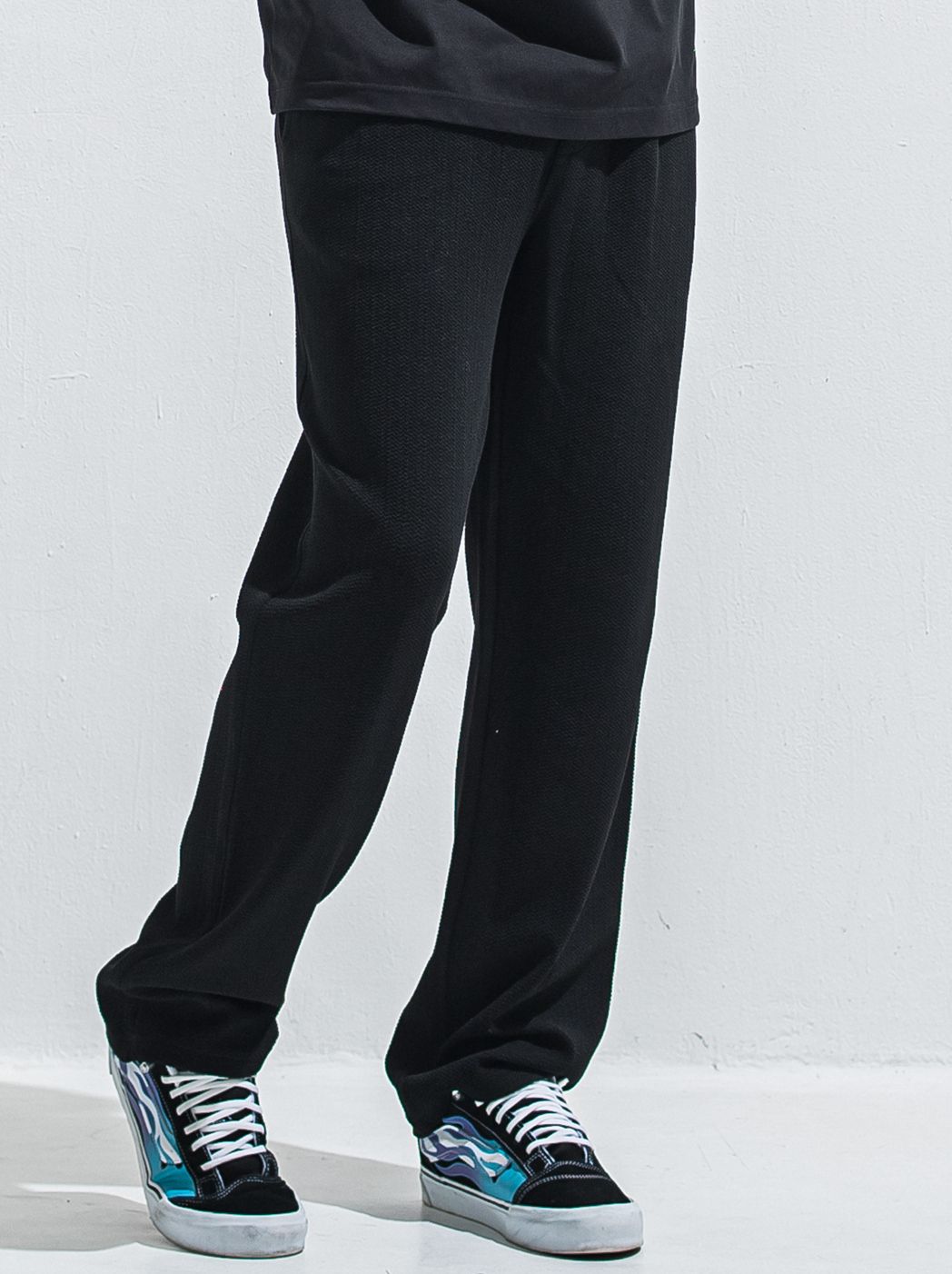 SEMI WIDE TUCK PANTS / RC40-ST-016WT / セミワイドタックパンツ / ブリスターブラック (4月中旬入荷予定)