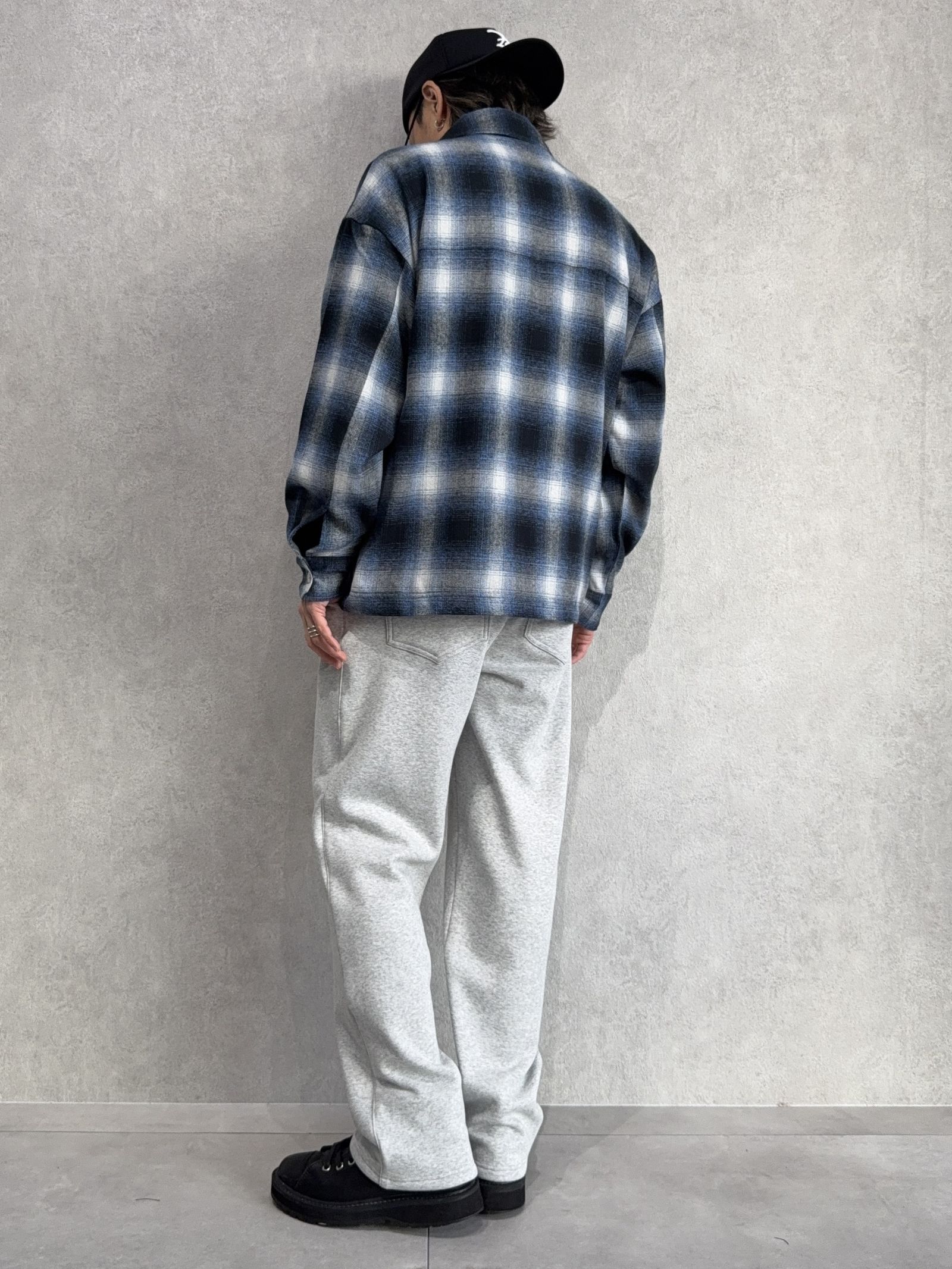 FLANNEL CHECK JK / RC38-JK-007 / フランネルチェックCPOジャケット / ブルー