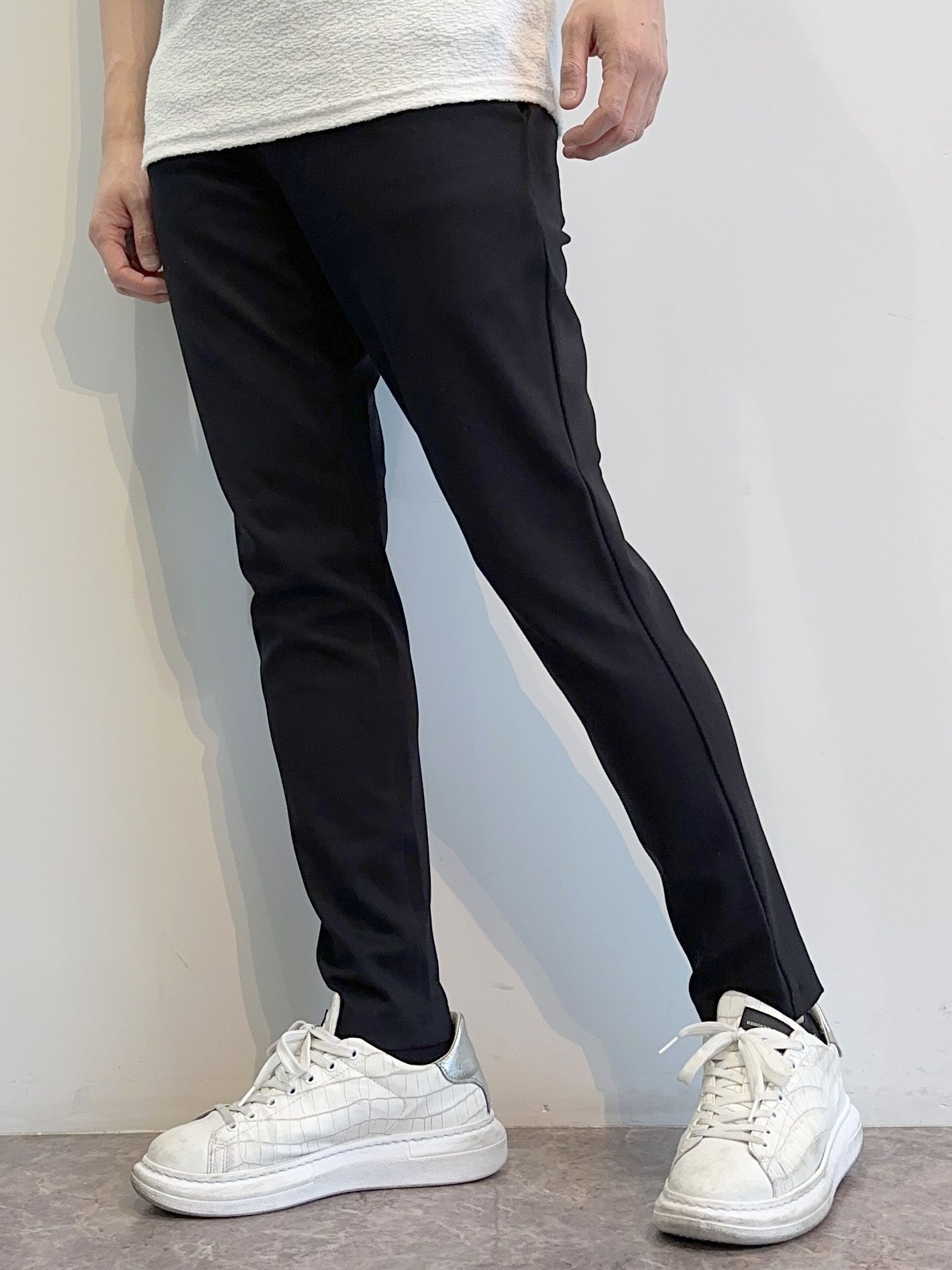 【JOEMONTANA×RESOUND】 ERIC EASY PANTS / RC28-ST-027-J / 裾ジップルーズイージーパンツ / ブラック