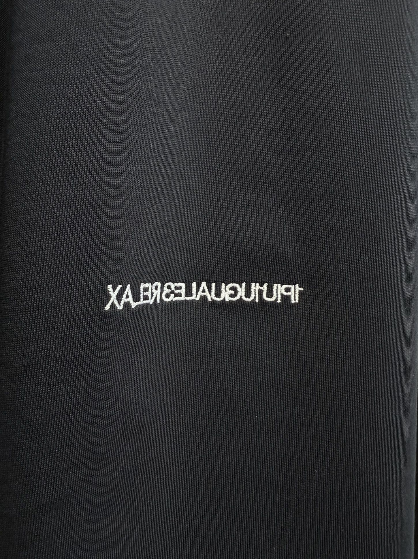 シンプルロゴ半袖Tシャツ / ust-25058 / ブラック