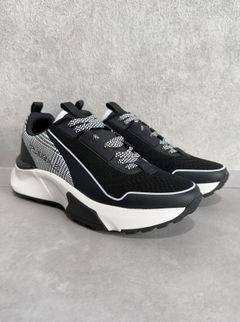 グレンチェックスニーカー / usx-26009 / ブラック