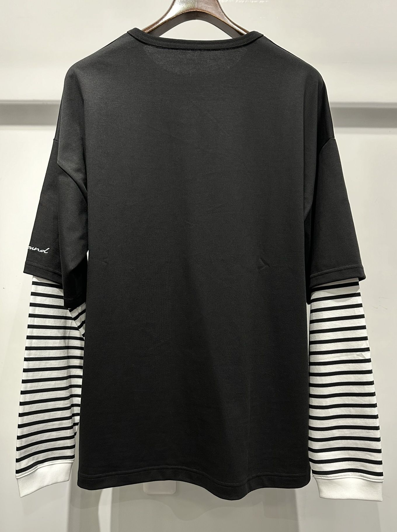 【関税込み】THIRD FORM ブラック Reset Longline ベスト RESOUND CLOTHING - FAKE LAYERED LONG SLEEVE / RC37-T-004