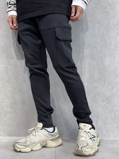 DARRELL CARGO PT / RC37-ST-010 / ダンボールジャージ カーゴパンツ / ブラック