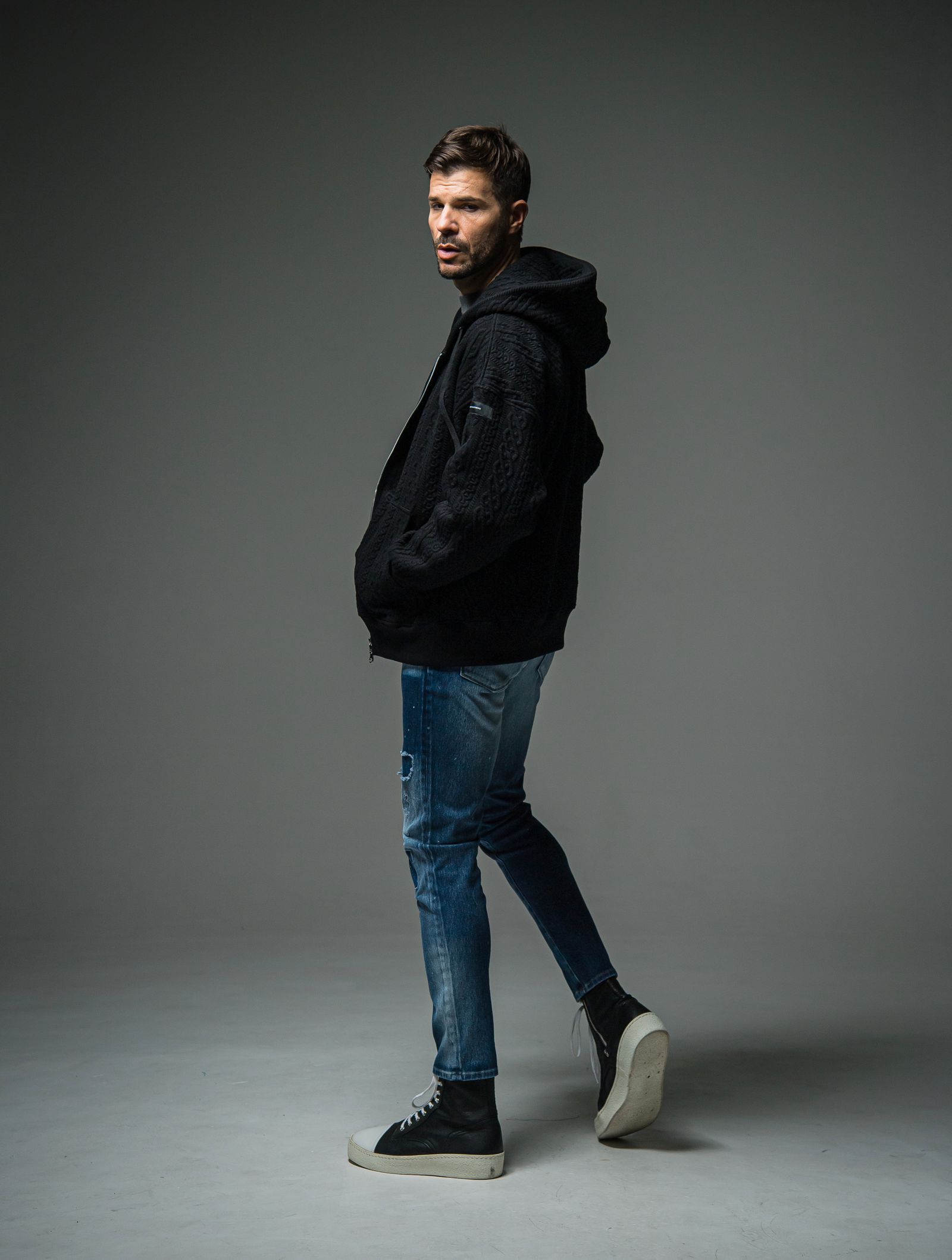 MICK DENIM JERSEY / RC29-ST-020 / デニムジャージテーパードパンツ / インディゴユーズド