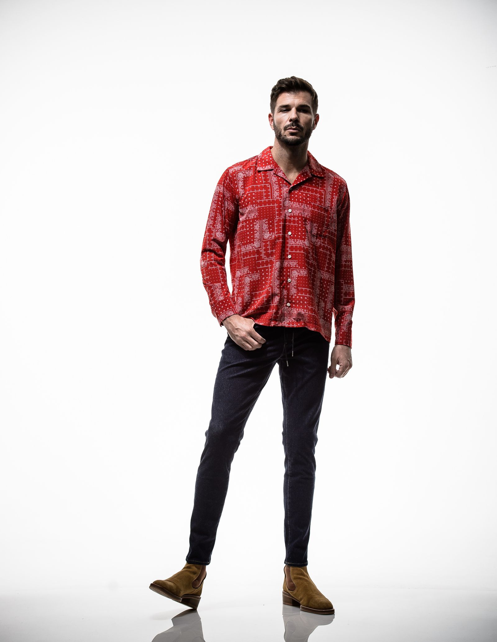 WEST BANDANA BUDDY SHIRTS / RC19-SH-003 / バンダナシャツ ※