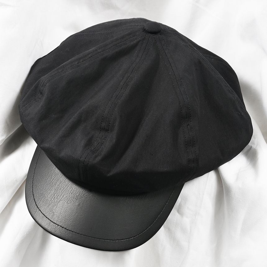 RAY CASQUETTE / RC41-CAP-004 / キャスケット / ブラックデニム×ブラックレザー (8月下旬入荷予定)