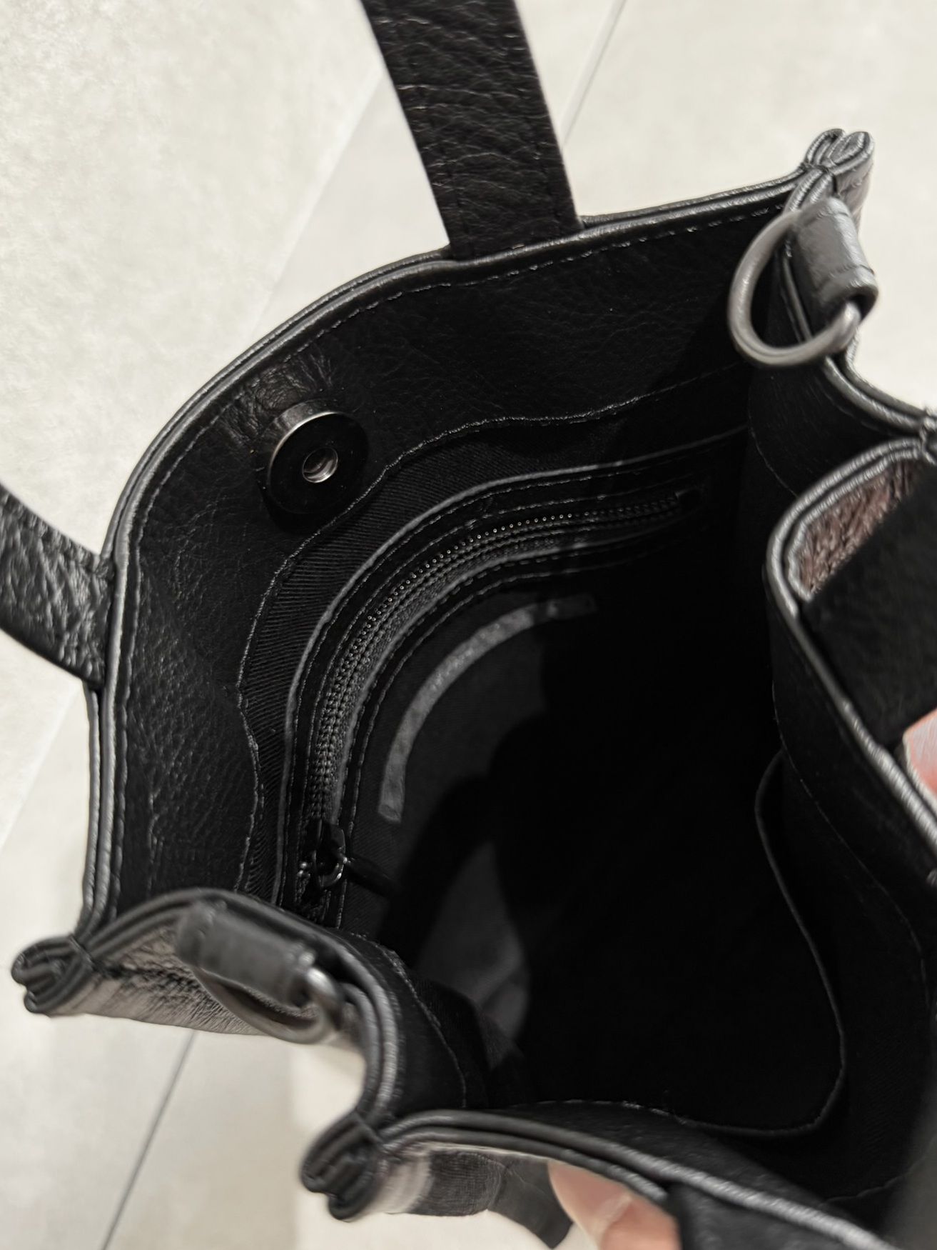 DENIM MINI TOTE BAG / RC41-BAG-001RD / デニムミニトートショルダーバッグ / ブラック