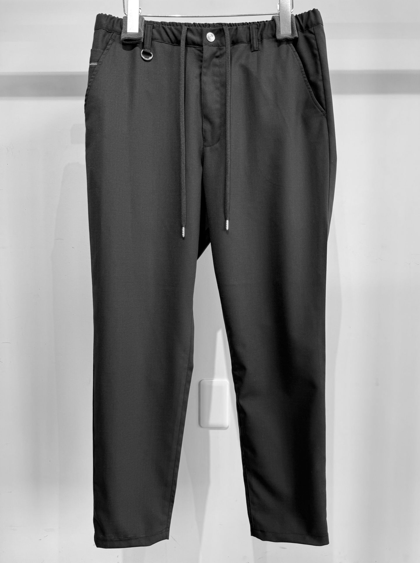 PAT WIDE EASY PANTS / RC35-ST-036 / ワイドテーパードパンツ / ブラック