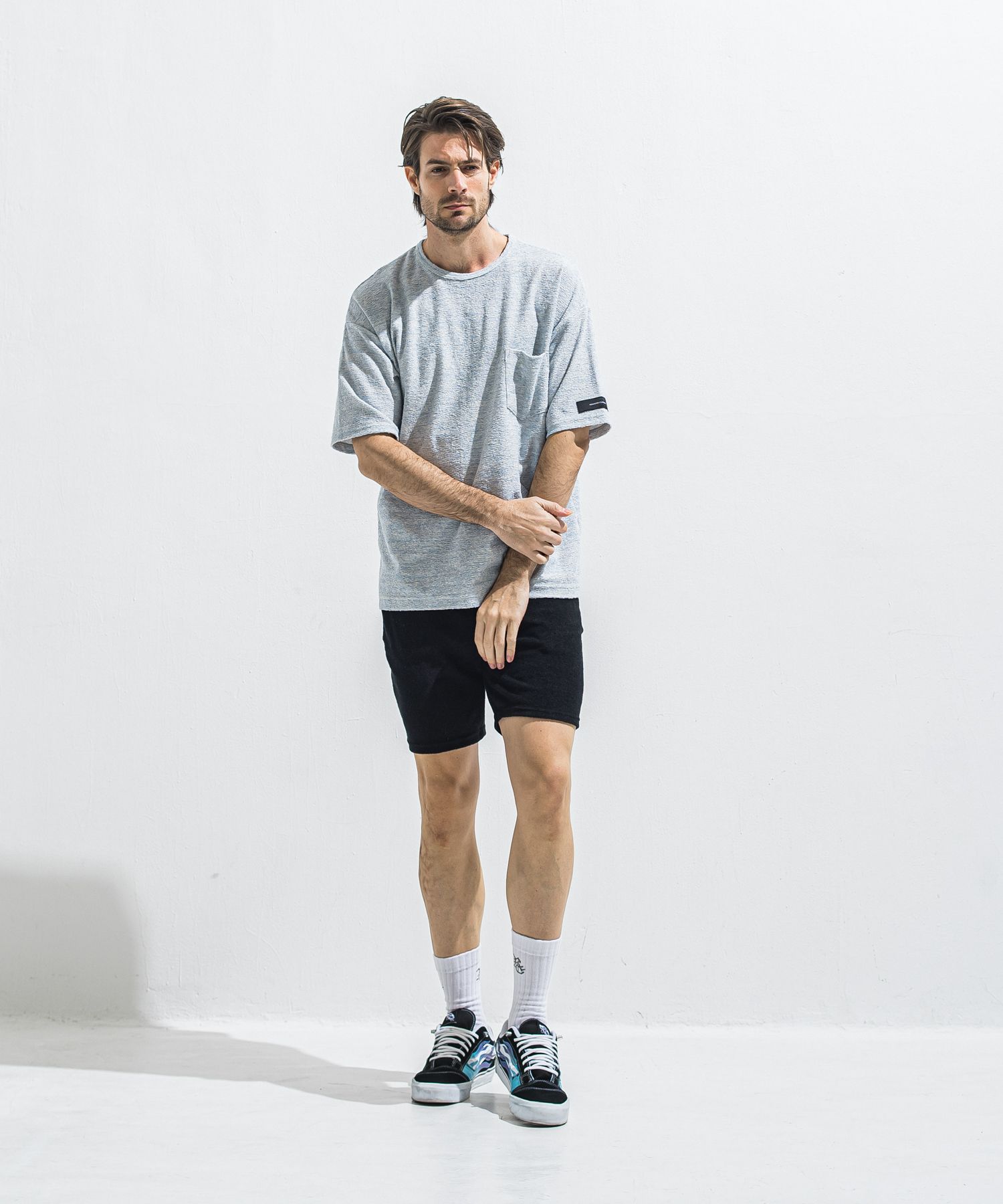 VINTAGE PILE SHORTS / RC40-HP-001 / パイルショーツ / ブラック (5月中旬入荷予定)