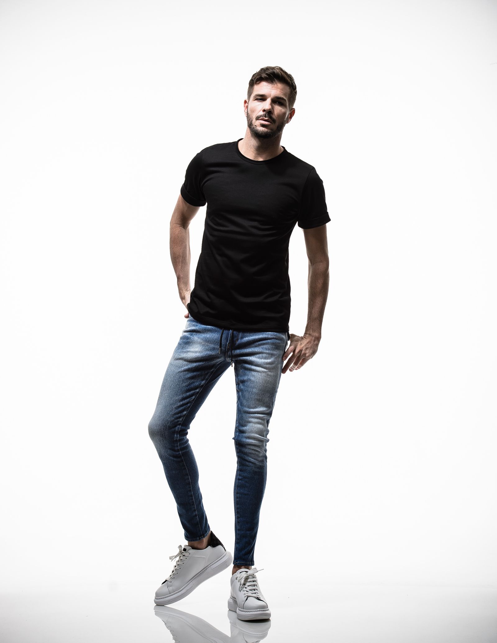 ROLL UP JERSEY TEE / RC19-T-006 / 無地Tシャツ