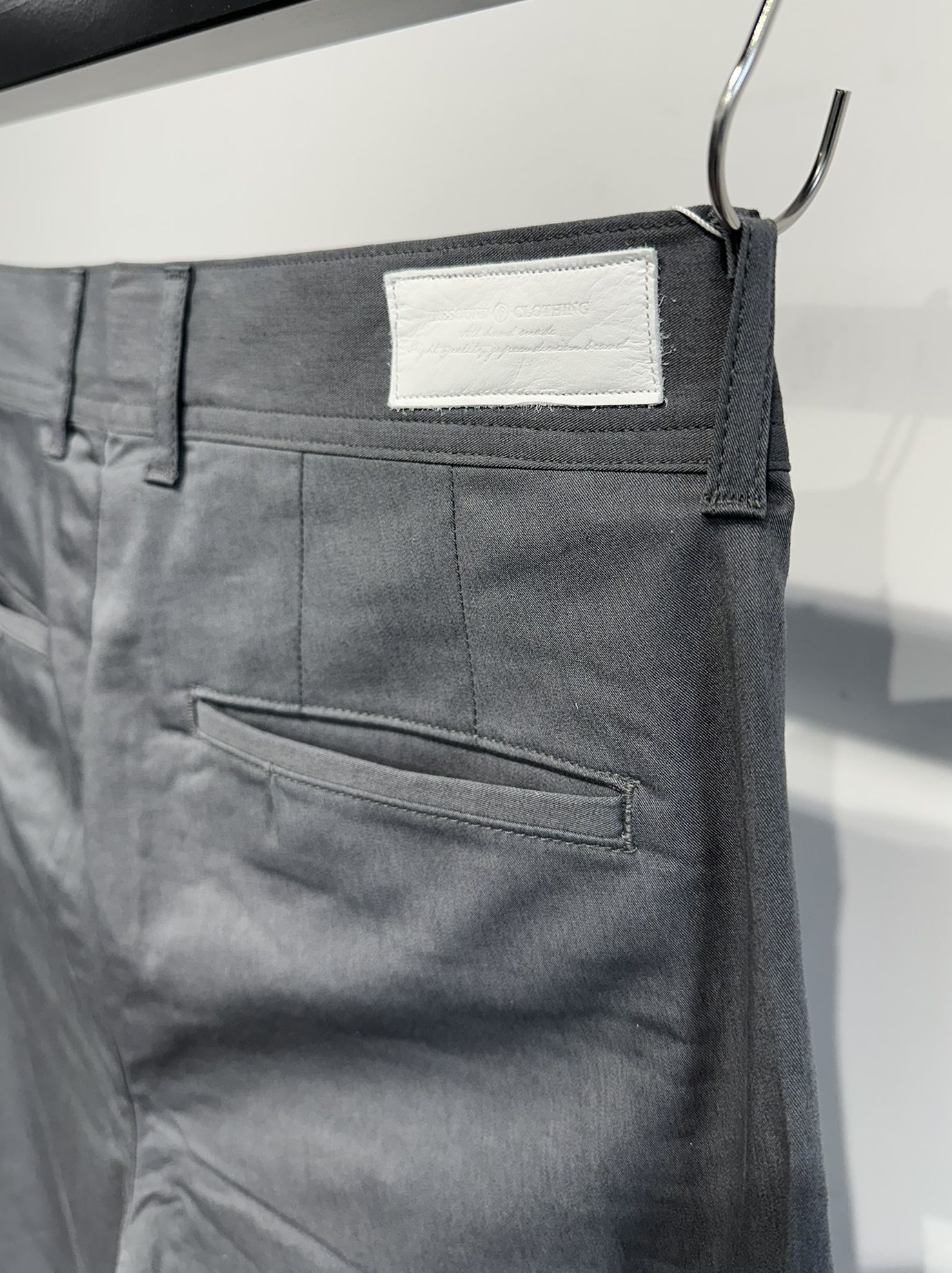 WIDE TUCK PT / RC12-ST-003 / コットンナイロンワイドタックパンツ / グレー※