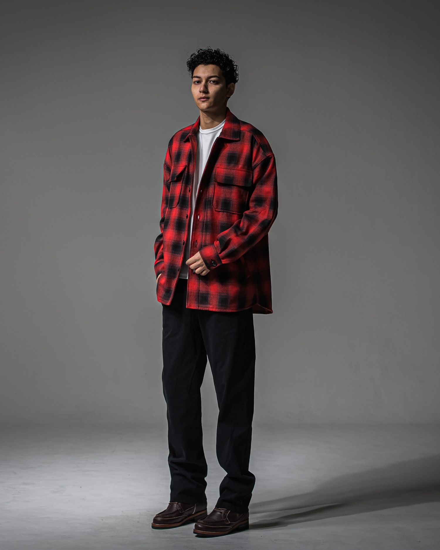 DENIM JERSEY WIDE PT / RC37-ST-016WTD / ライトオンスデニムジャージ ワイドパンツ / ブラック