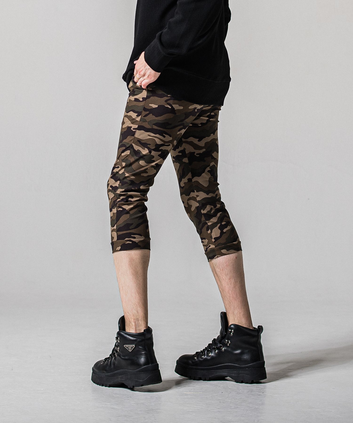 RE CROPPED PT / RC39-HP-002 / クロップドパンツ / カーキカモフラージュ (4月上旬入荷予定)