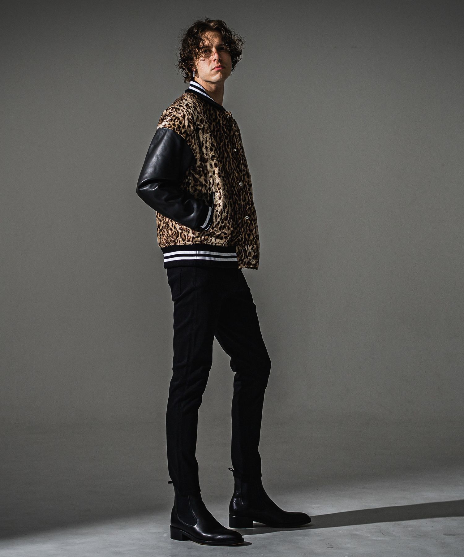 VARSITY JACKET / RC41-JK-008 / スタジャン / レオパード (10月下旬入荷予定)