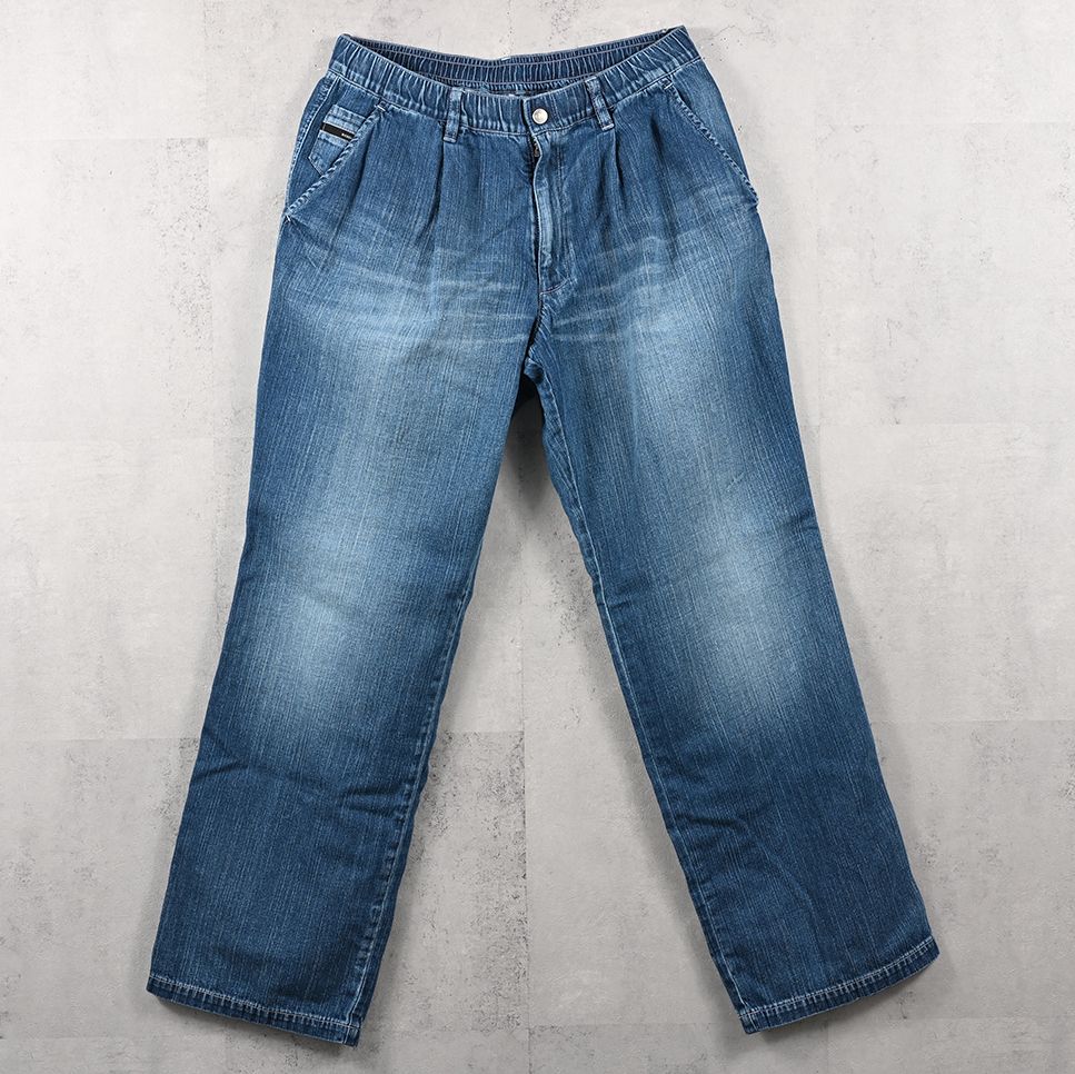 WK PT / RC41-ST-042 / ワンタックワークデニムパンツ / インディゴユーズド (8月中旬入荷予定)