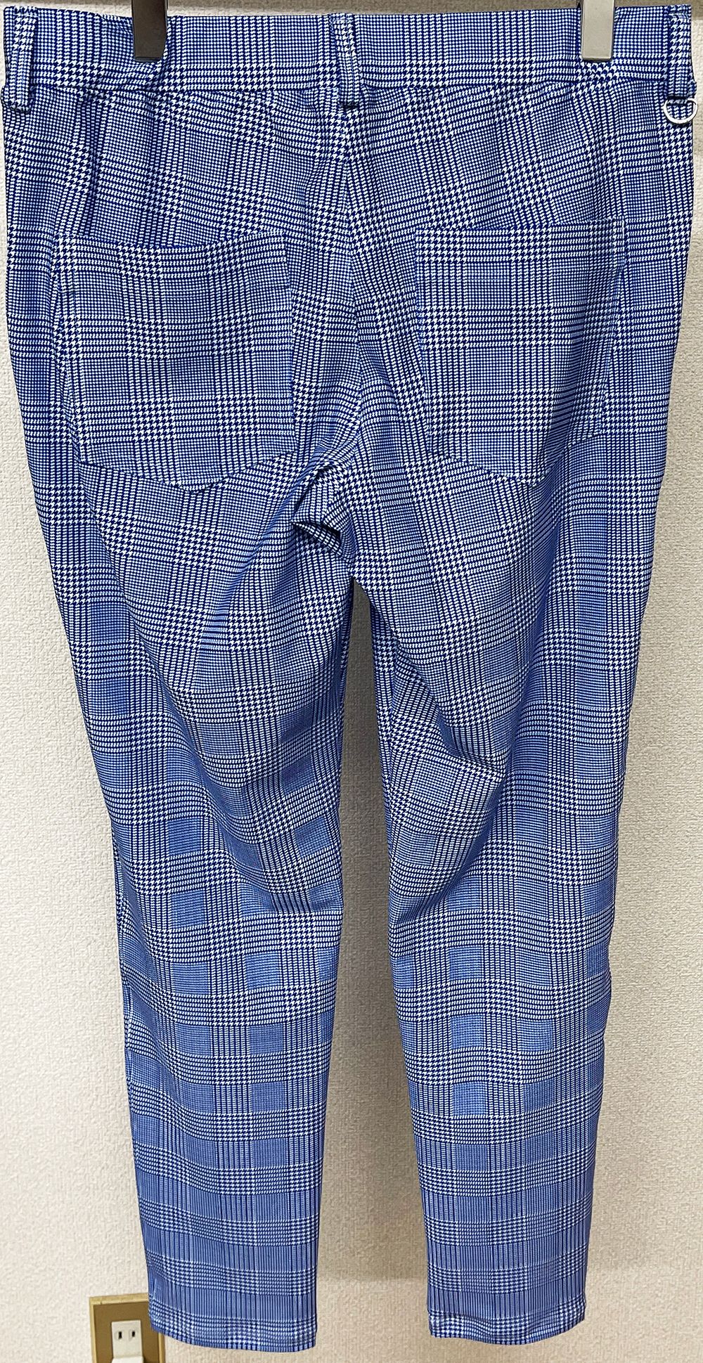 CHRIS EASY CHECK PANTS / RC28-ST-016 / チェックイージーパンツ / グレンチェックブルー