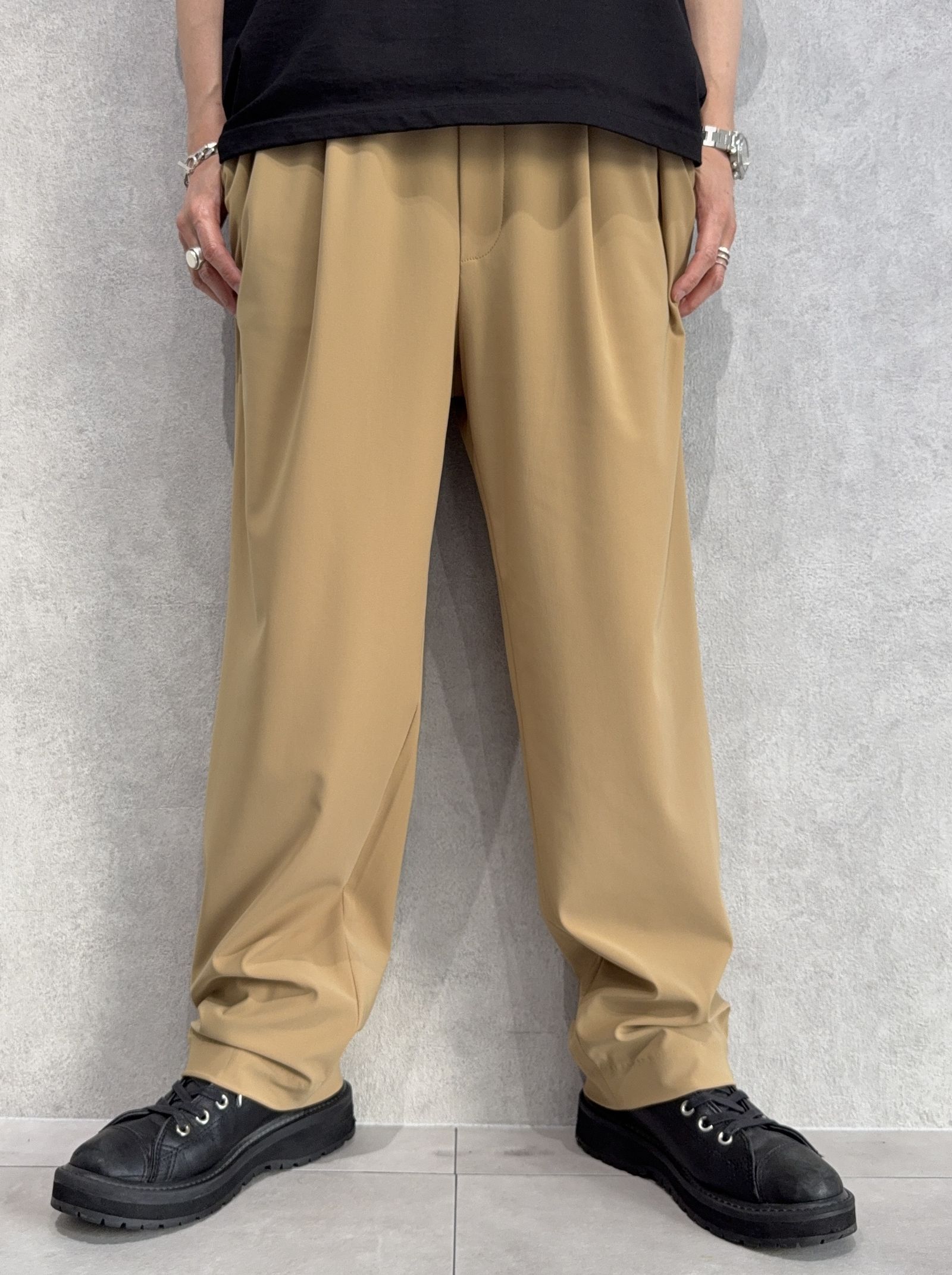 BEN PANTS / RC40-ST-038 / スーパーワイドパンツ / ブラウン